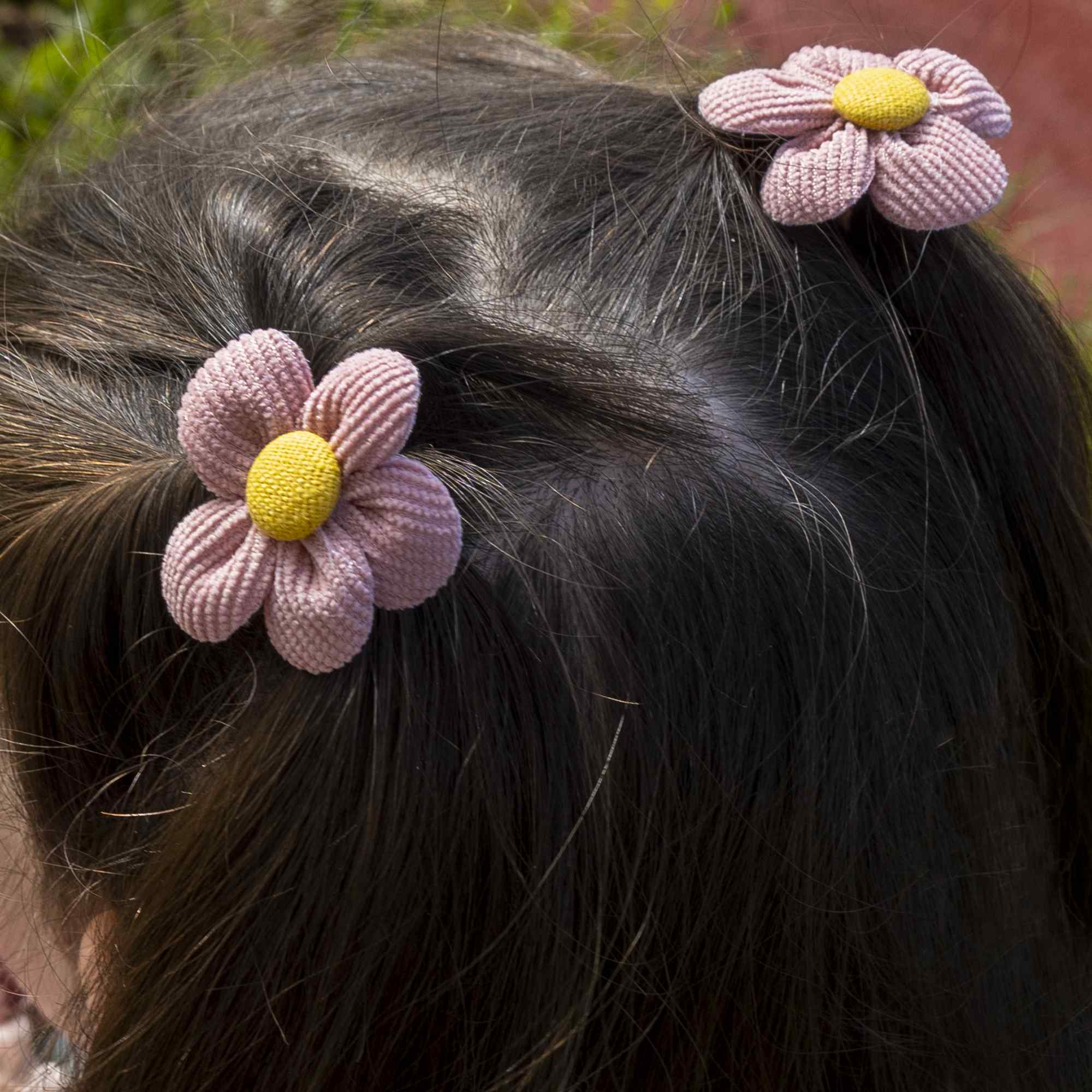 Lazos para el pelo 10 uds rosa - imagen 4