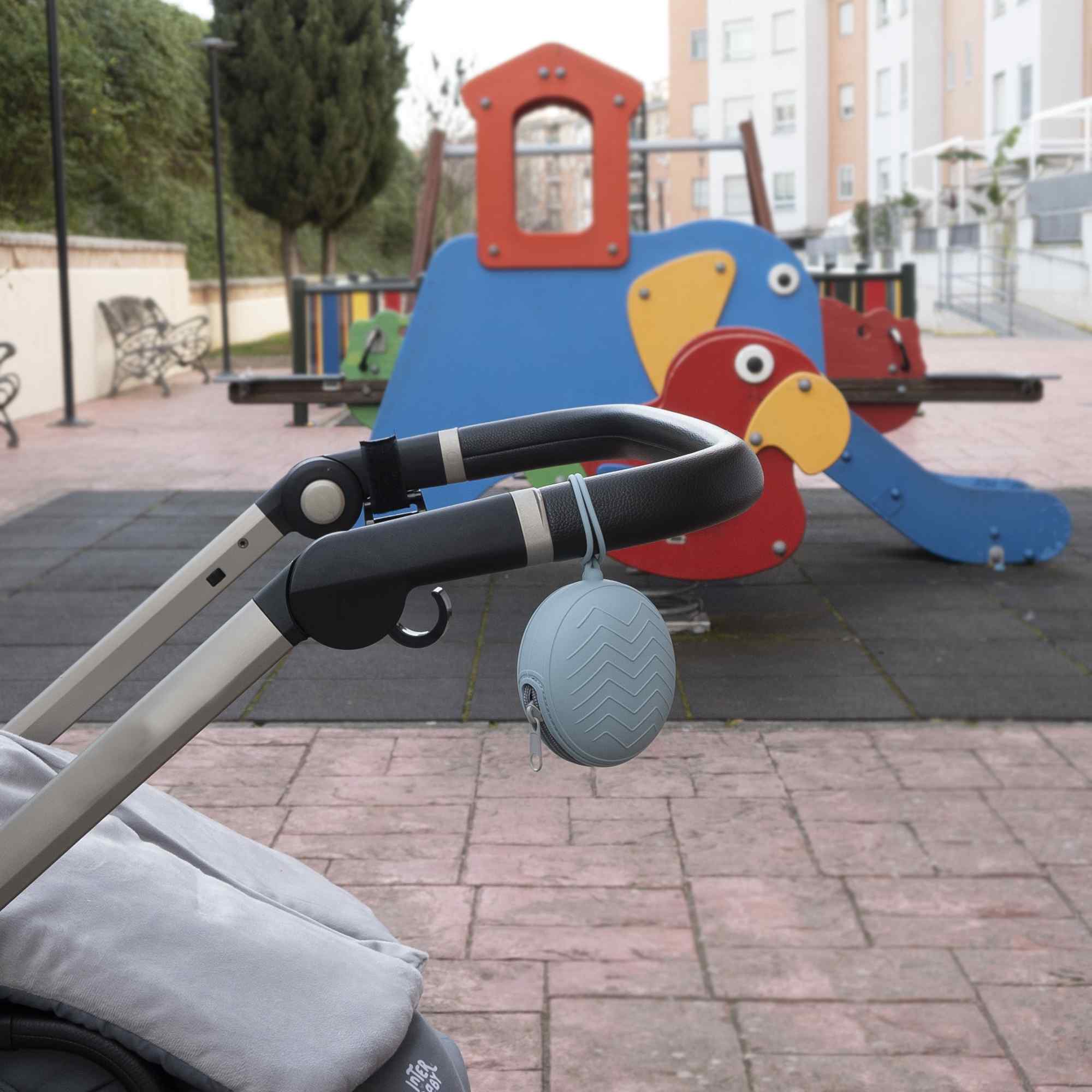 Portachupetes con cremallera para Bébés Azul Claro - imagen 7