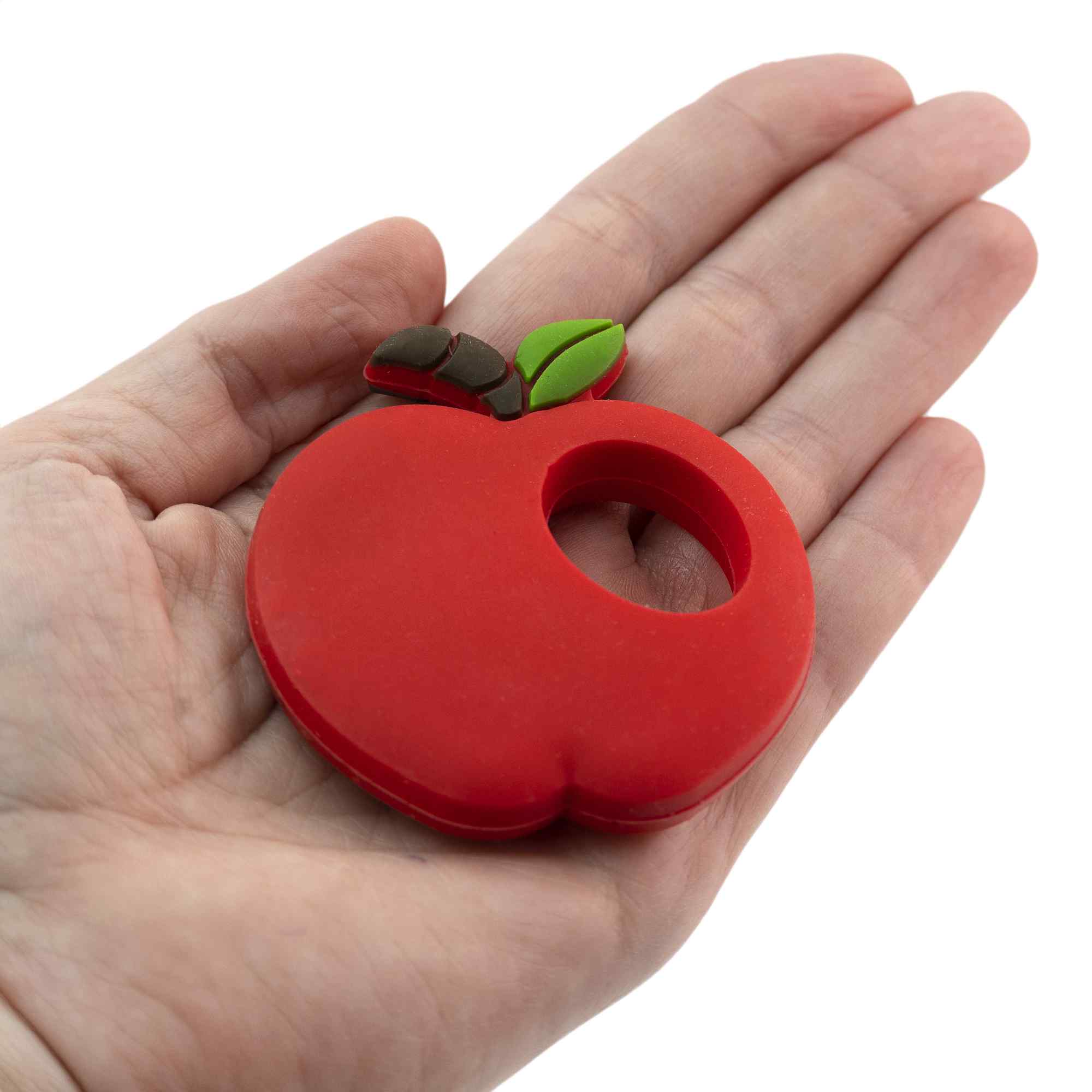 Mordedor de silicona con forma de manzana - imagen 2