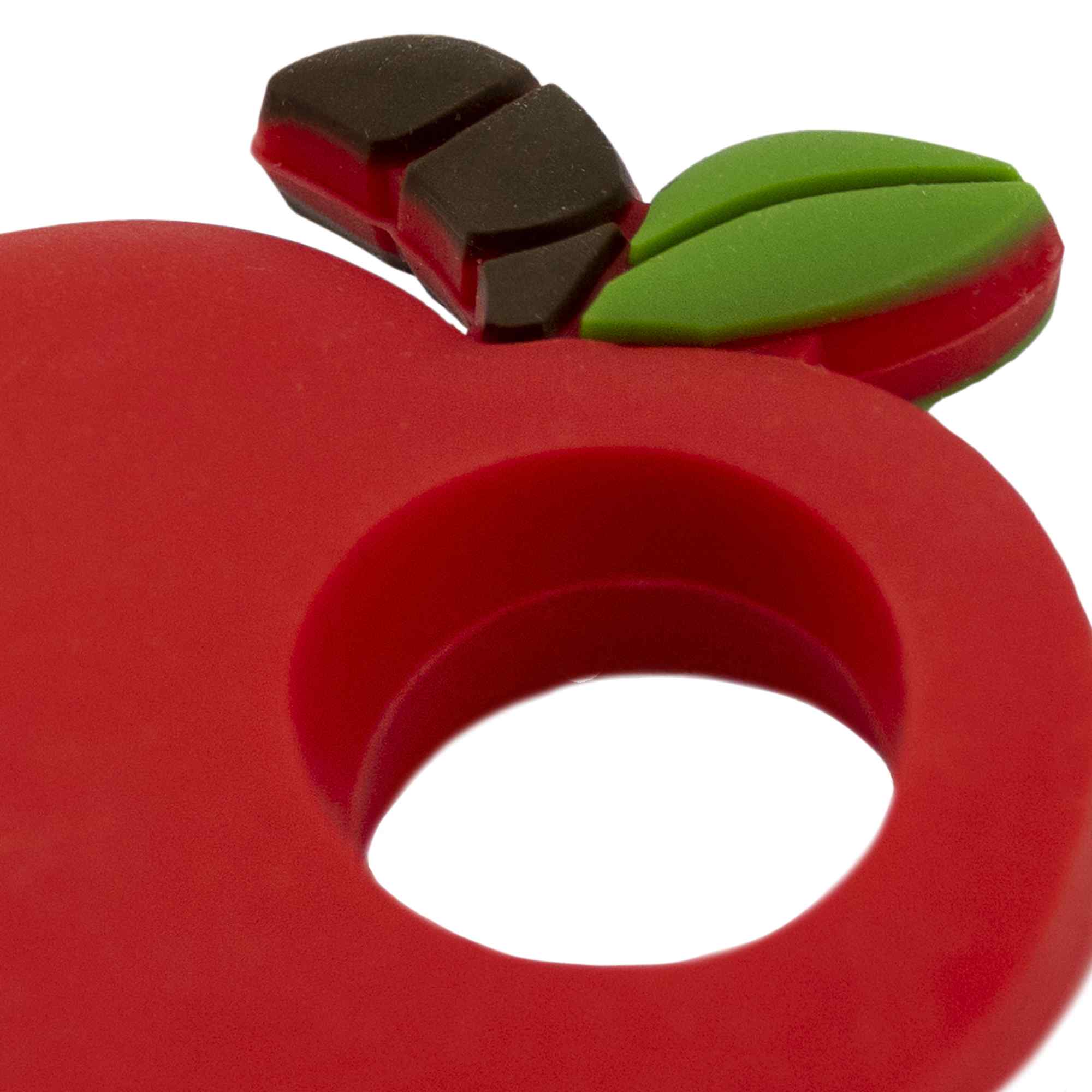 Mordedor de silicona con forma de manzana - imagen 4