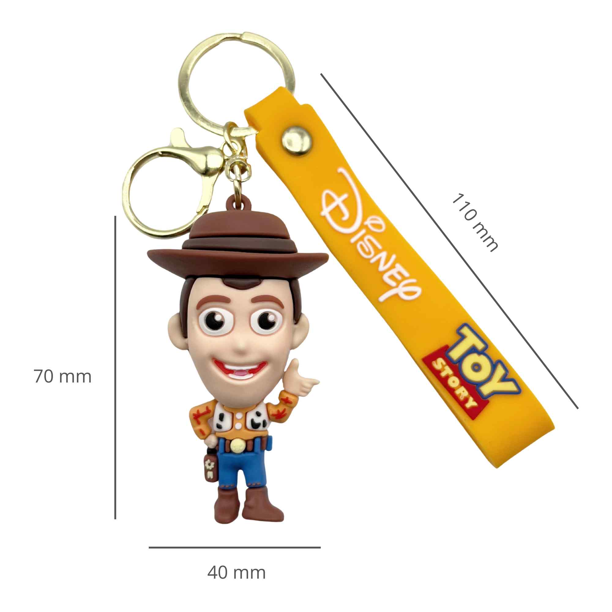 Llavero Woody Toy Story Silicona - imagen 5