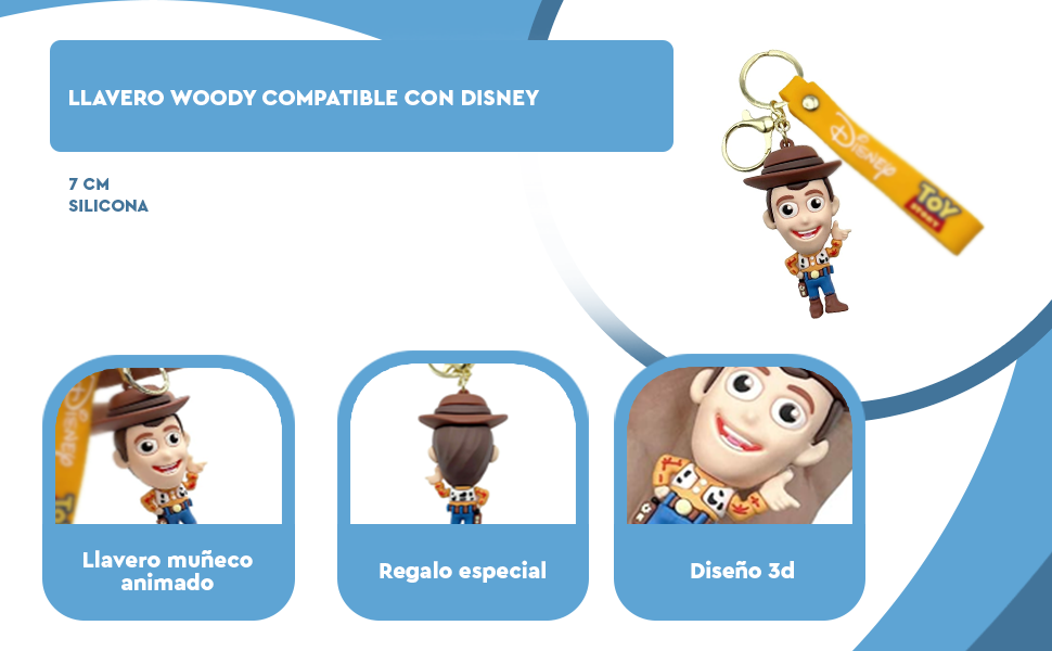 Banner - Llavero Woody Toy Story Silicona