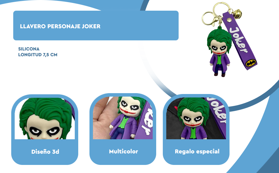 Banner - Llavero Joker Silicona