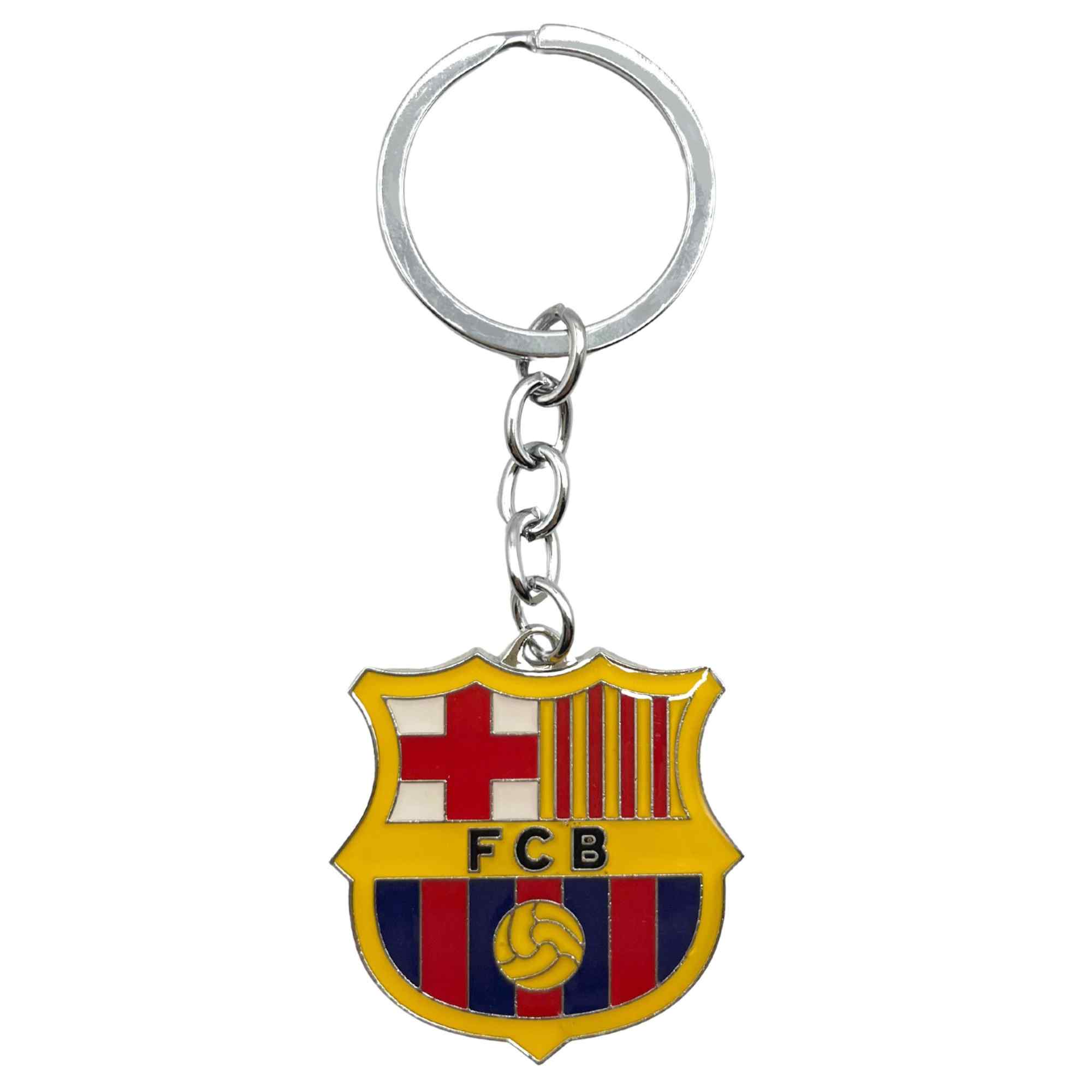 Llavero metálico FC Barcelona color