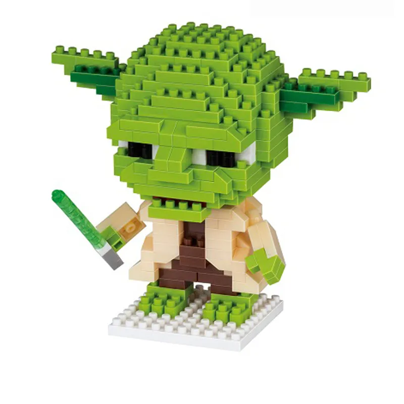 Bloques de construcción Yoda compatible con Star Wars