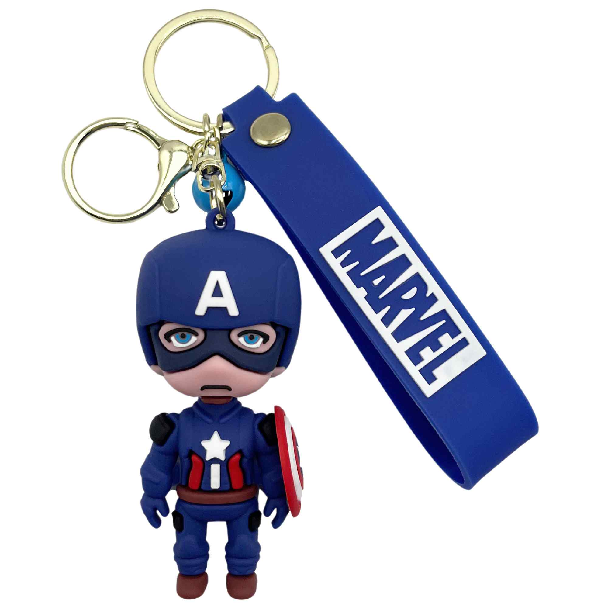 Llavero Capitán América silicona Compatible con marvel - imagen 1