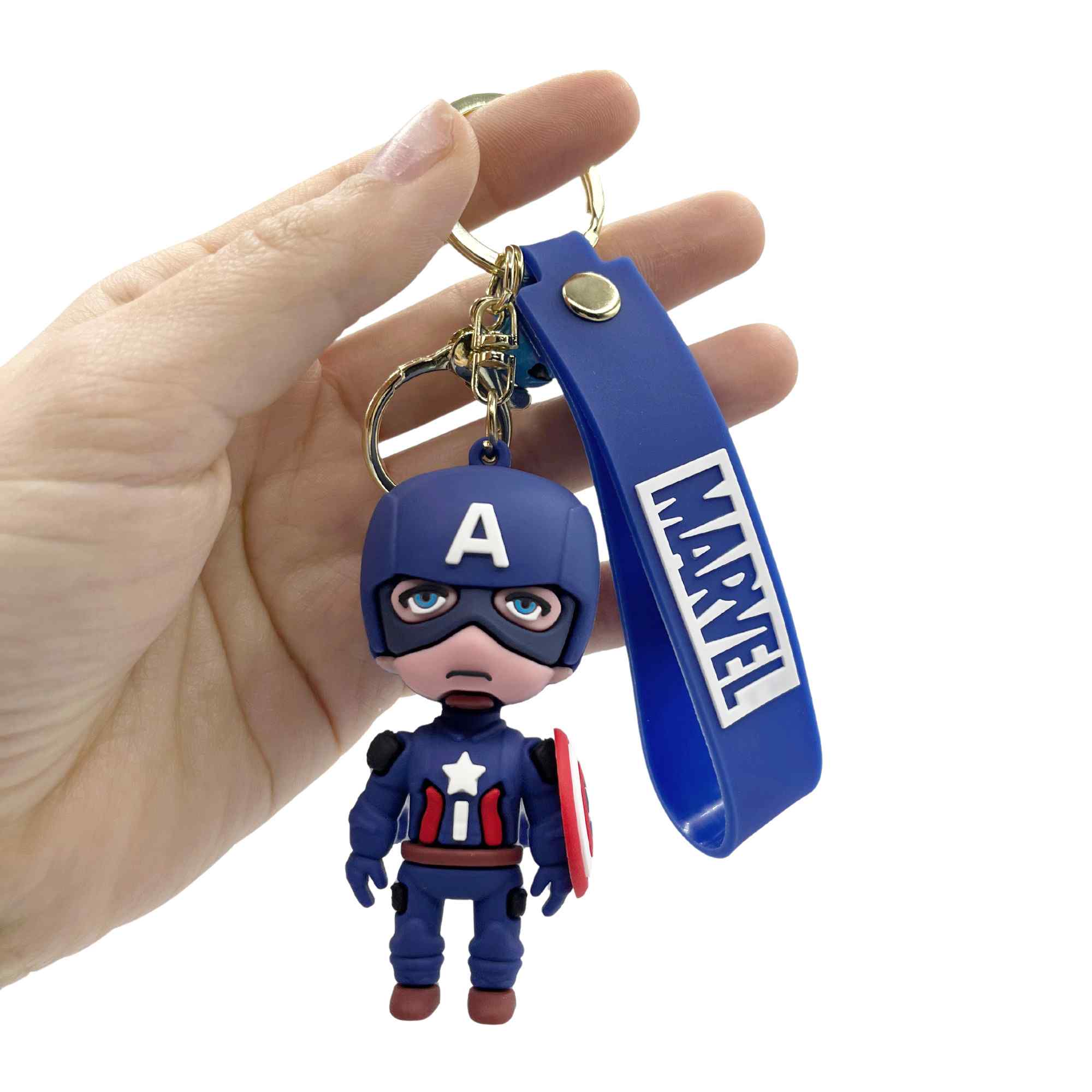 Llavero Capitán América silicona Compatible con marvel - imagen 3