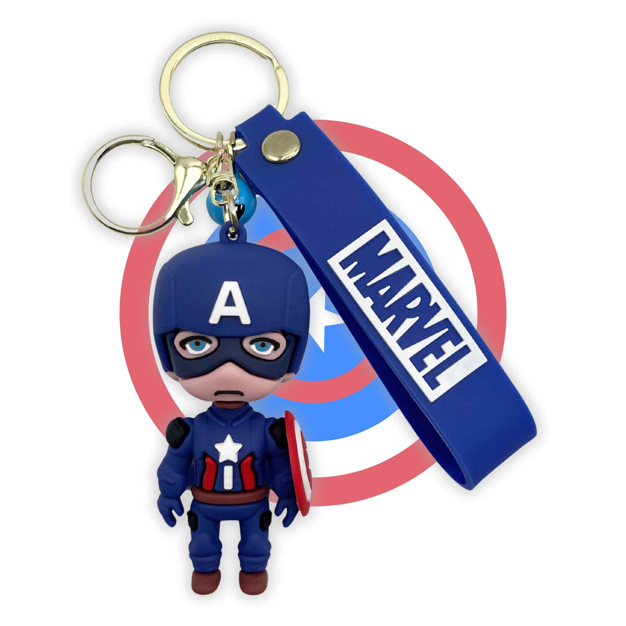 Llavero Capitán América silicona Compatible con marvel - imagen 6