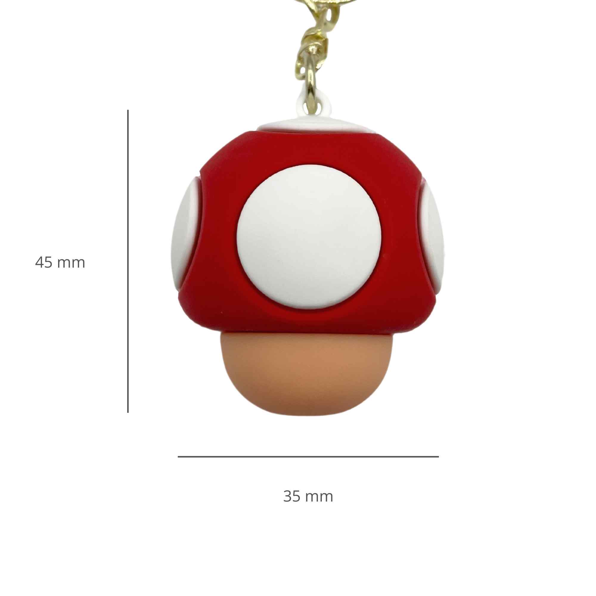 Llavero seta Super Mario Mushroom Silicona - imagen 5