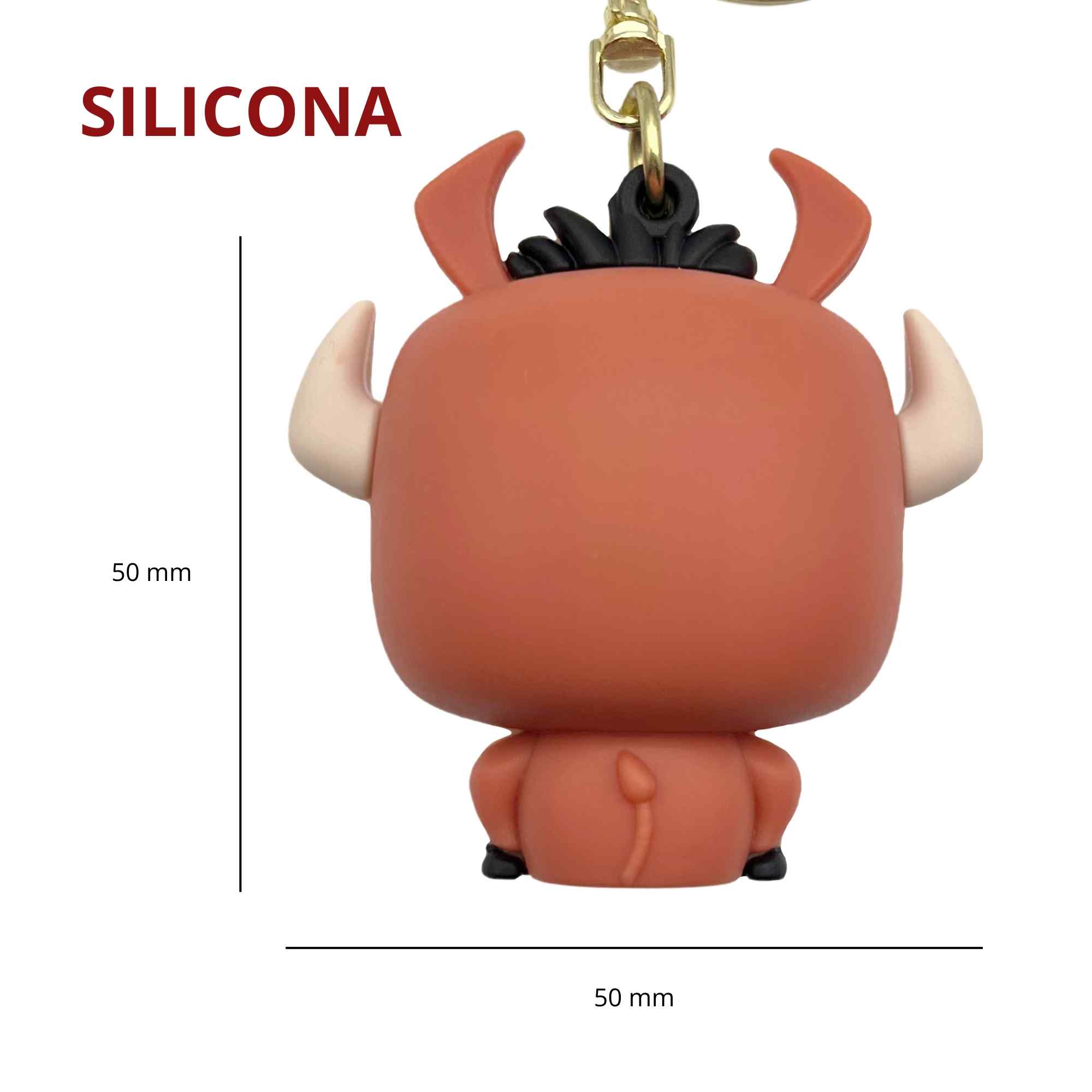 Llavero Pumba compatible con El rey Leon silicona - imagen 5