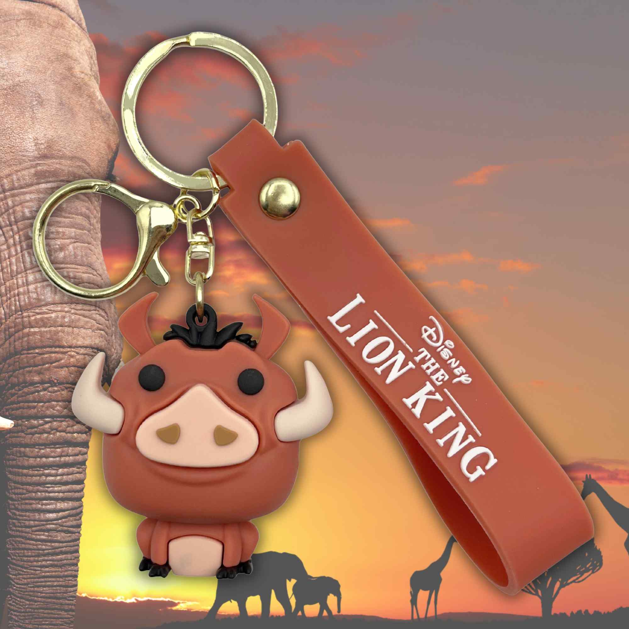 Llavero Pumba compatible con El rey Leon silicona - imagen 6