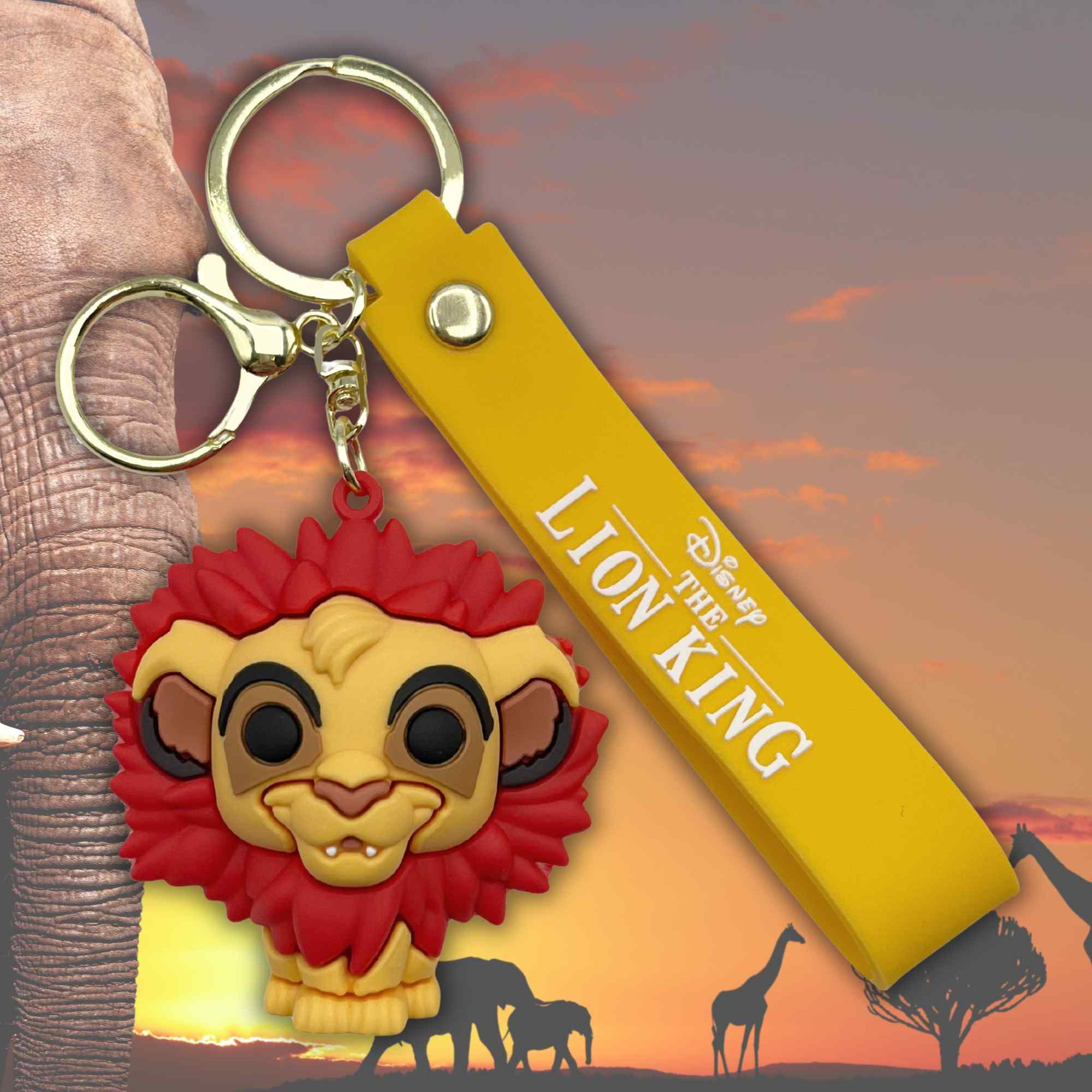 Llavero Simba compatible con El rey Leon silicona - imagen 6