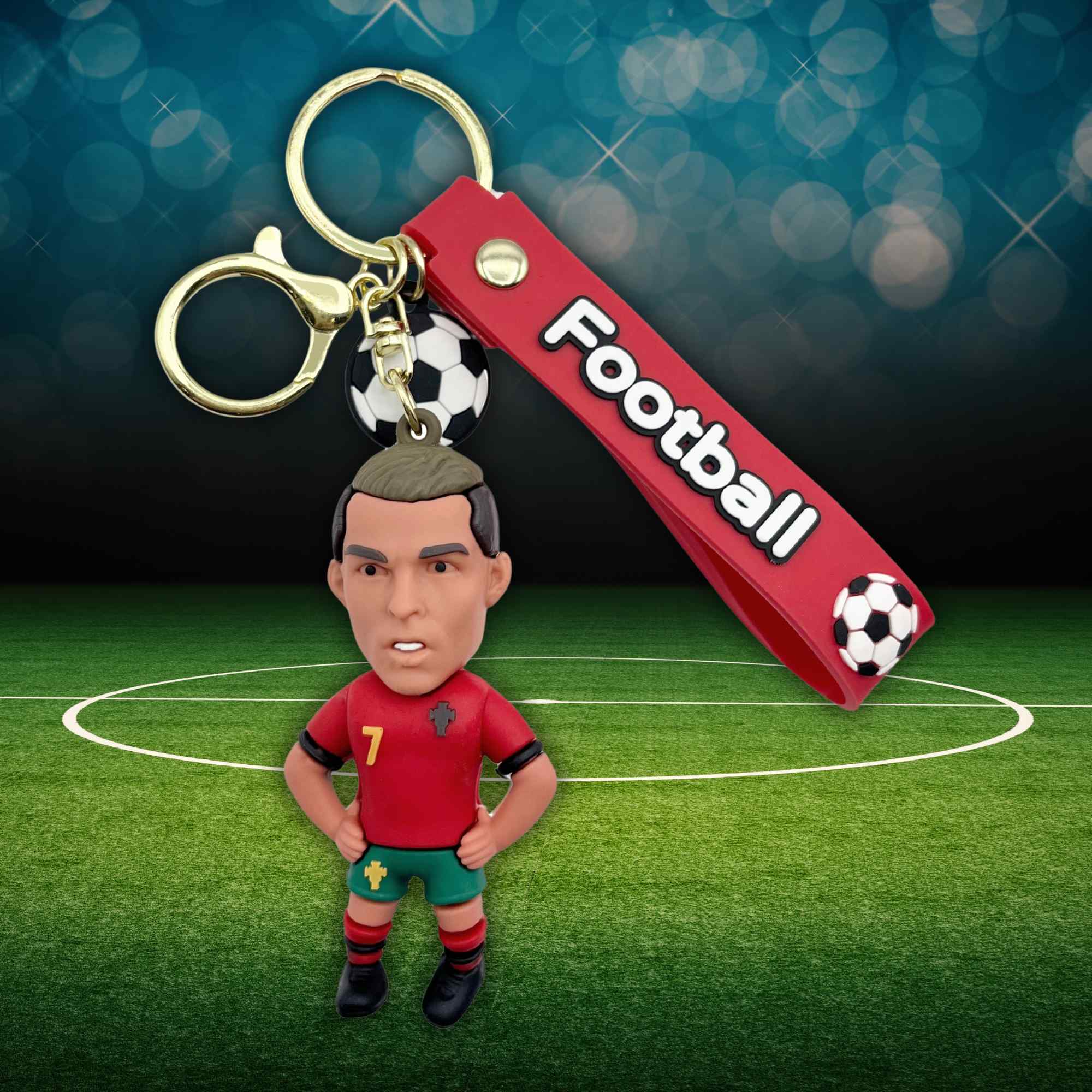 Llavero Cristiano Ronaldo Silicona - imagen 6