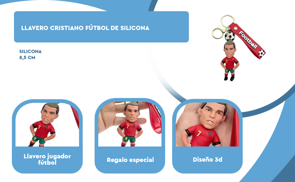 Banner - Llavero Cristiano Ronaldo Silicona