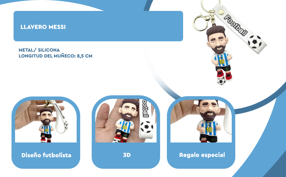 Banner - Llavero Messi Silicona