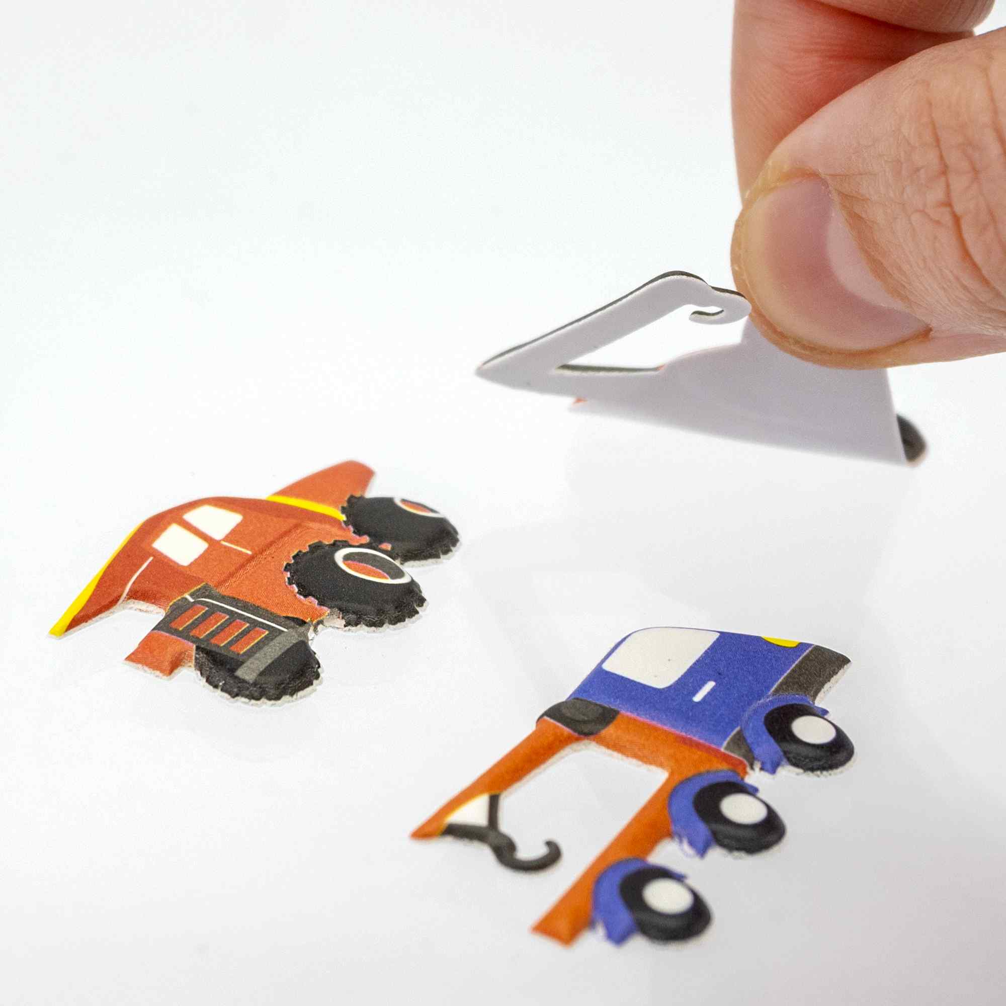 Pegatinas para Niños stickers pegatinas infantiles 3D de vehiculos tipo 3 - imagen 2