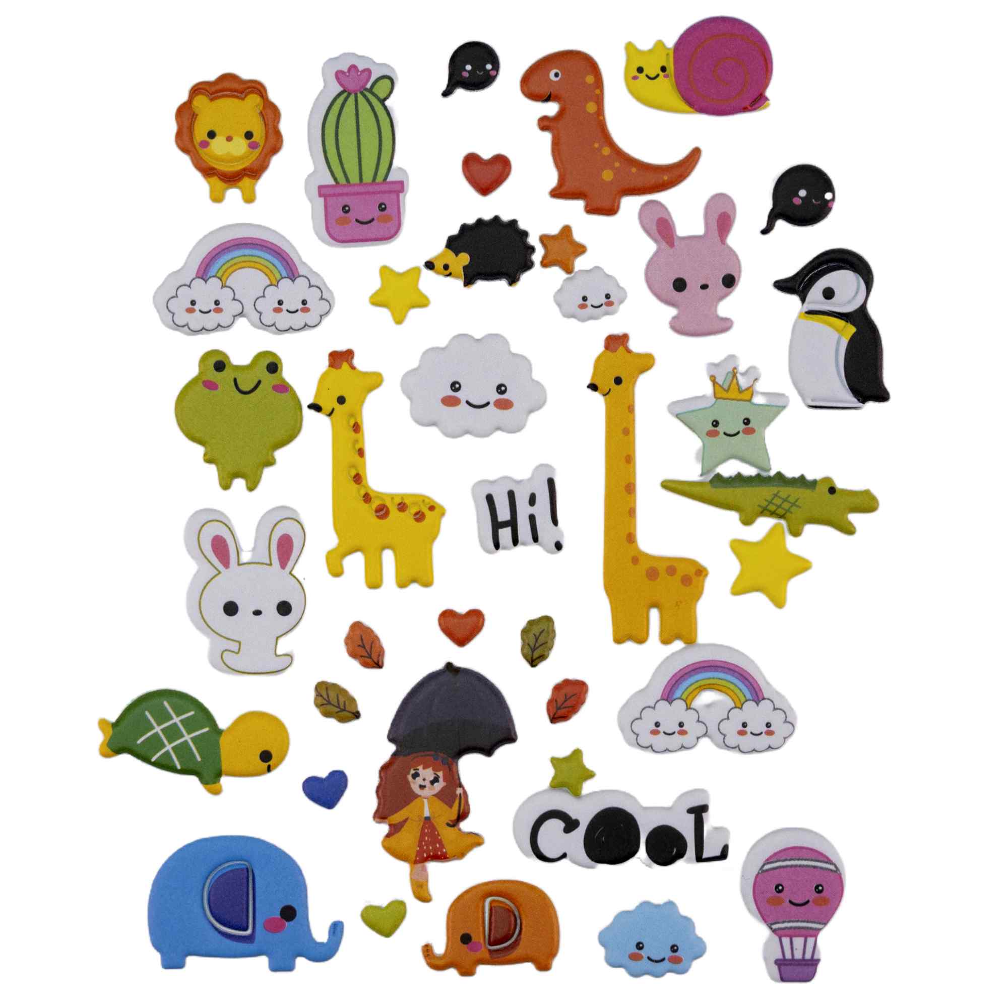 Pegatinas para Niños stickers pegatinas infantiles 3D de animales tipo 3 - imagen 1