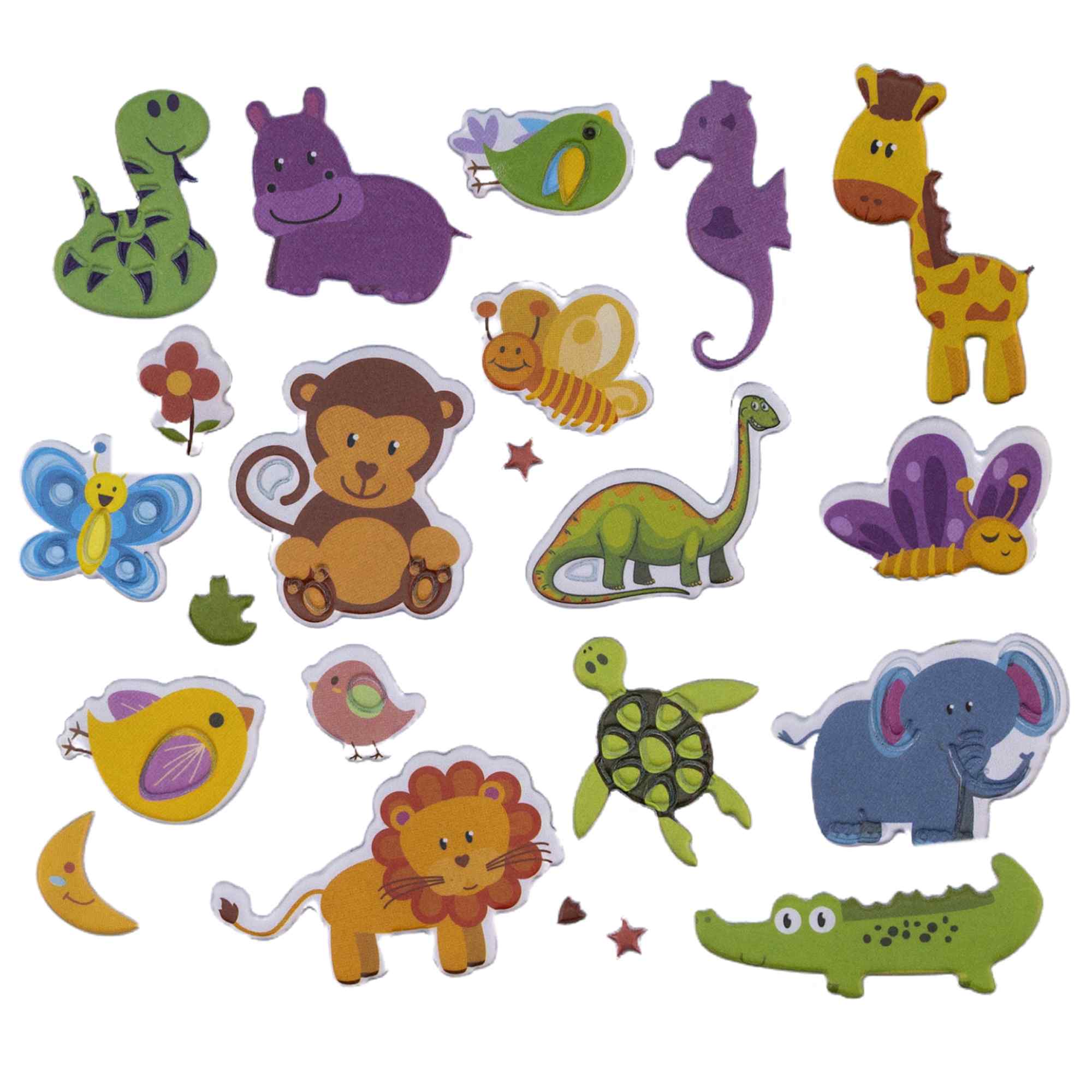 Pegatinas para Niños stickers pegatinas infantiles 3D de animales tipo 2 - imagen 1