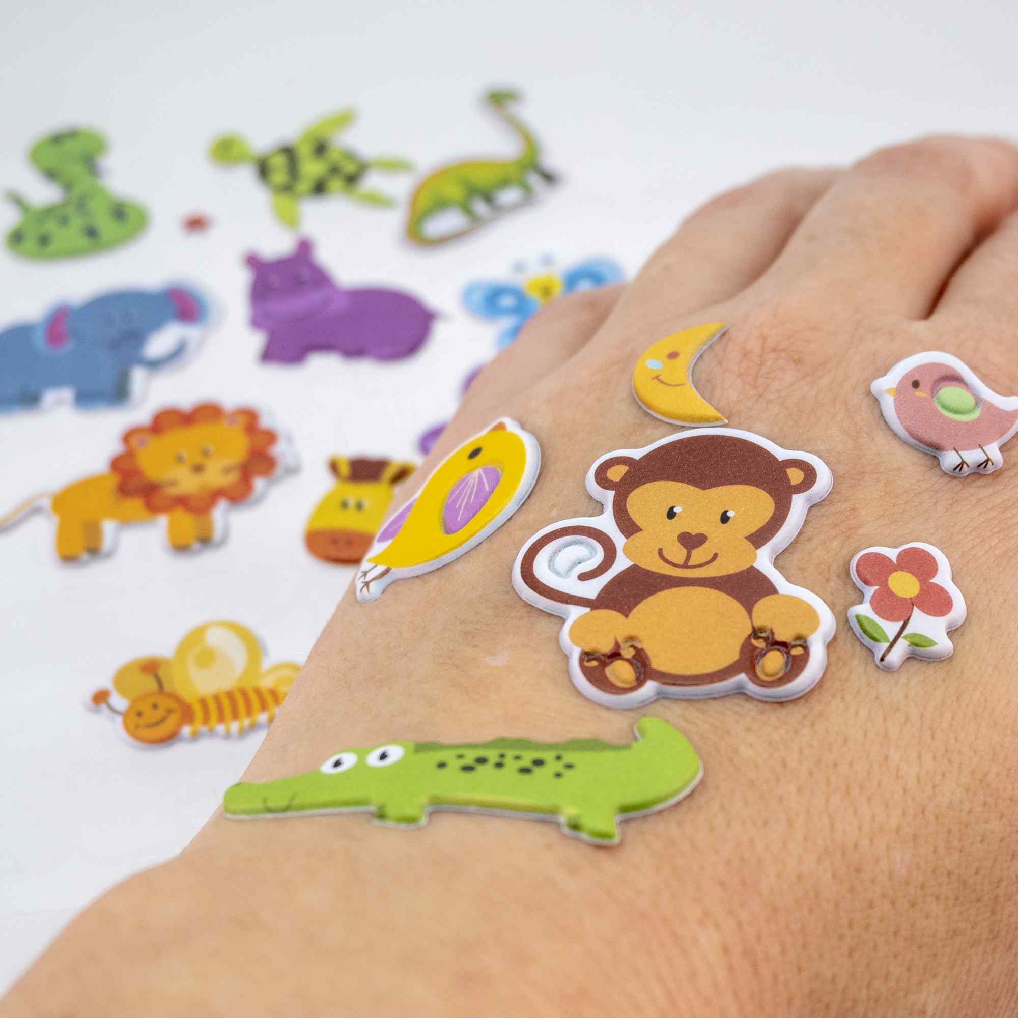 Pegatinas para Niños stickers pegatinas infantiles 3D de animales tipo 2 - imagen 5