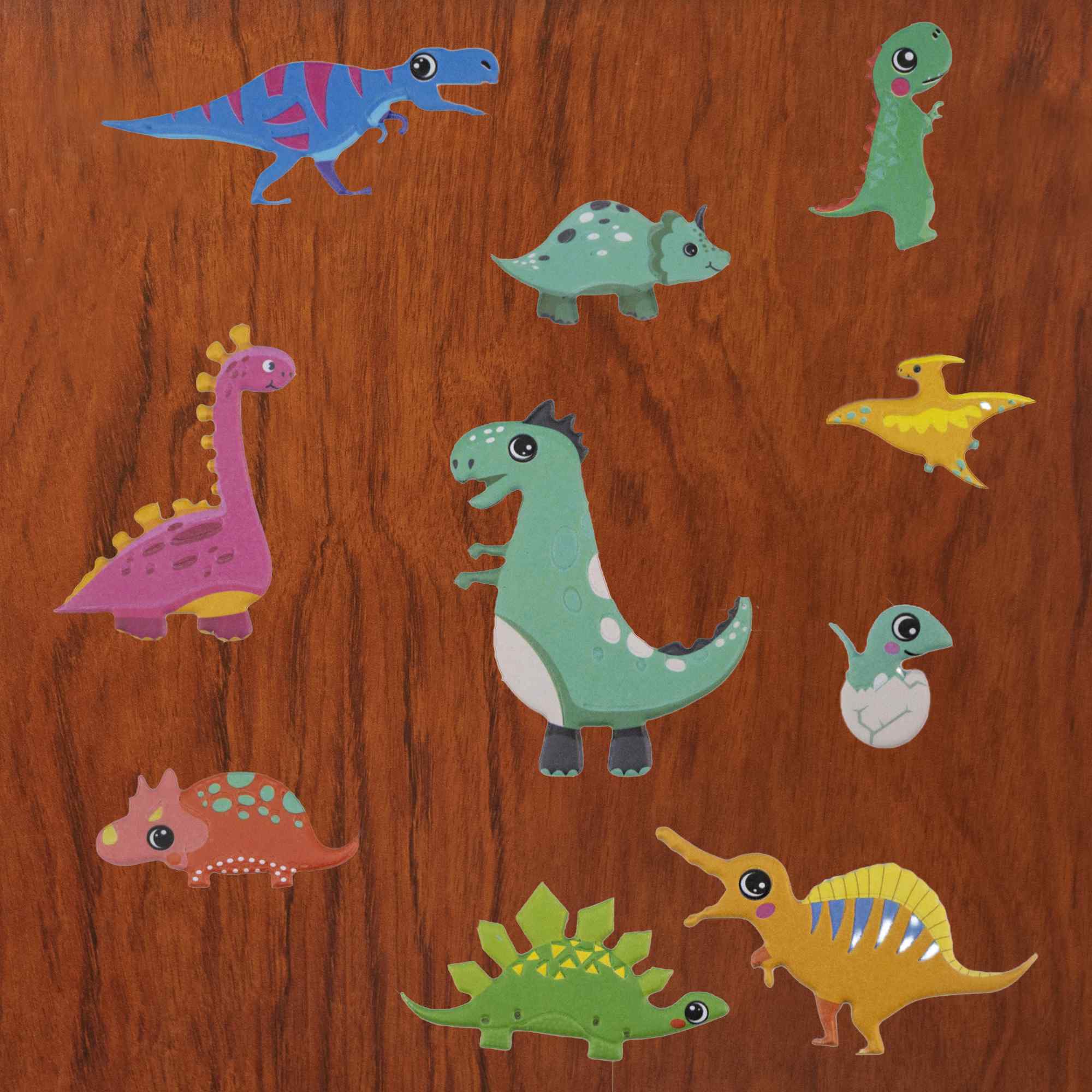 Pegatinas para Niños stickers pegatinas infantiles 3D de dinosaurios tipo 1 - imagen 7