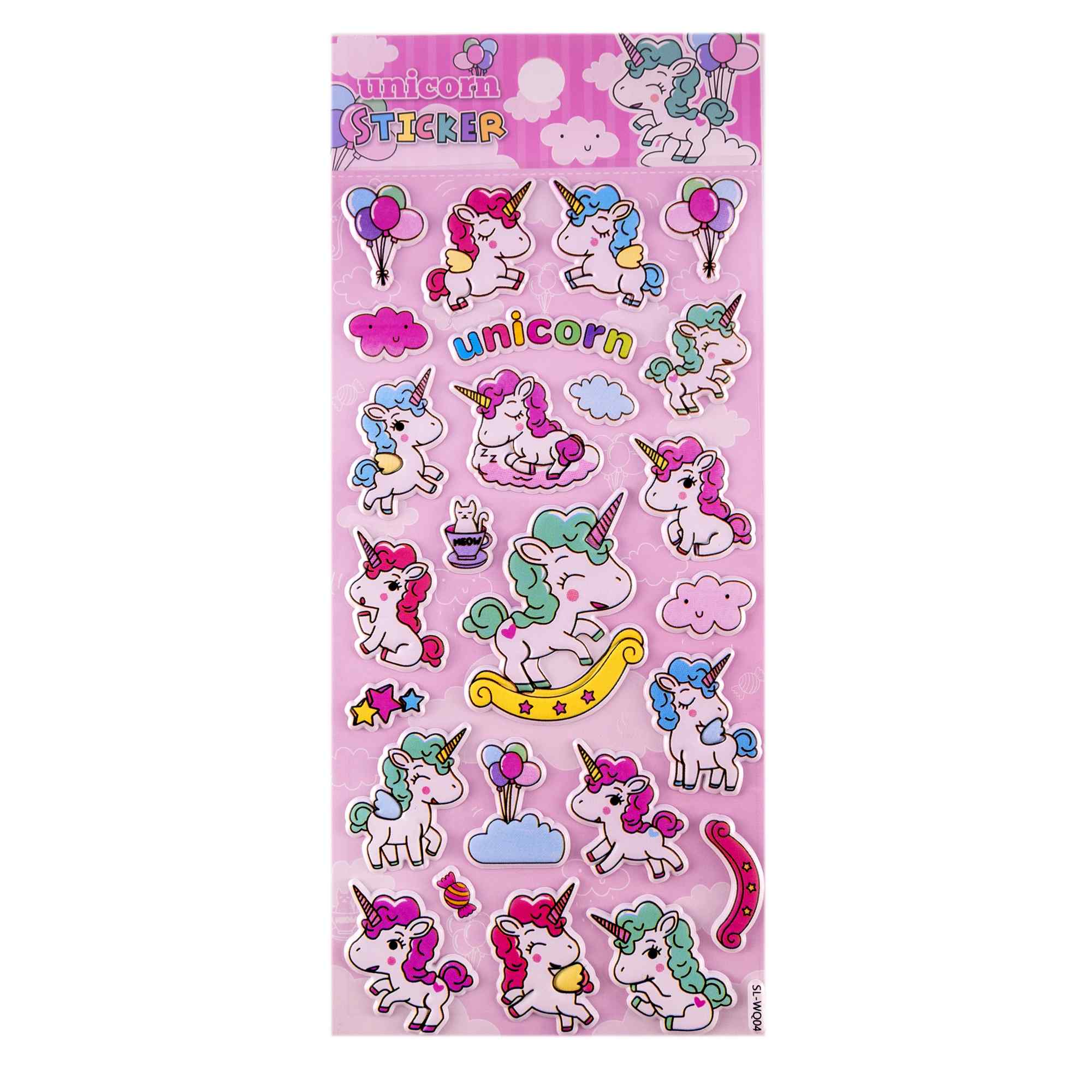 Pegatinas para Niños stickers pegatinas infantiles 3D de unicornios tipo 1 - imagen 2