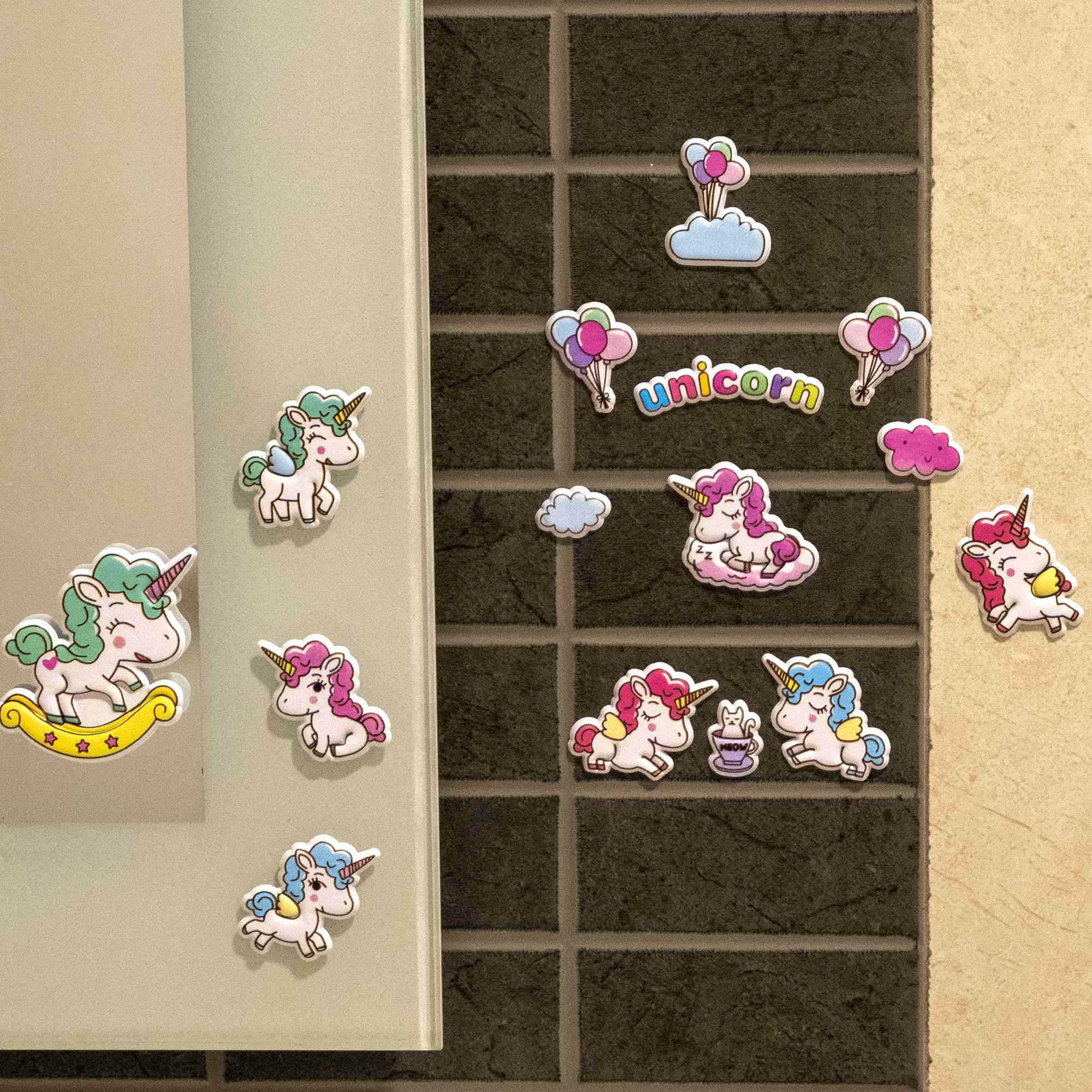 Pegatinas para Niños stickers pegatinas infantiles 3D de unicornios tipo 1 - imagen 6