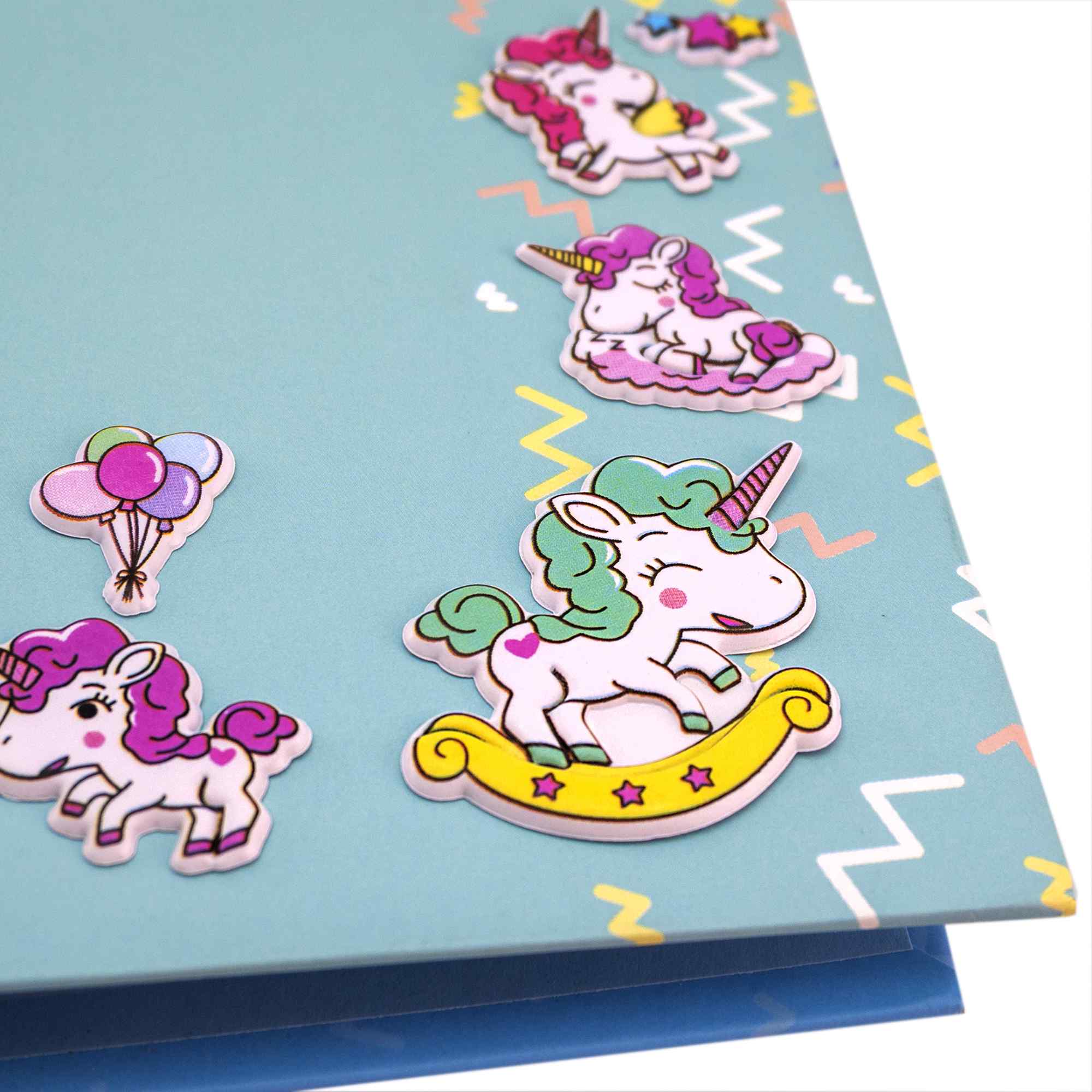 Pegatinas para Niños stickers pegatinas infantiles 3D de unicornios tipo 1 - imagen 7