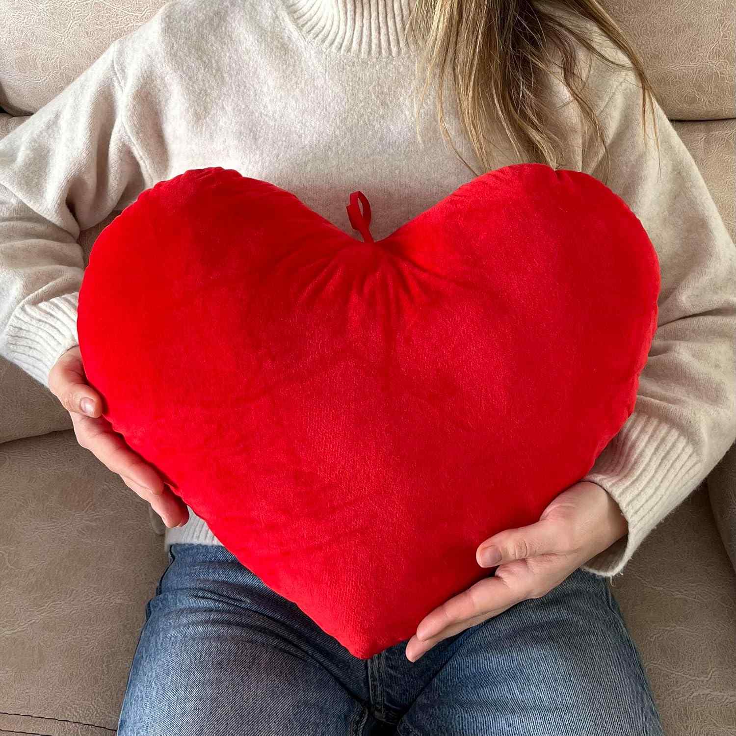 Peluche Cojin Corazón 40 cm - imagen 2