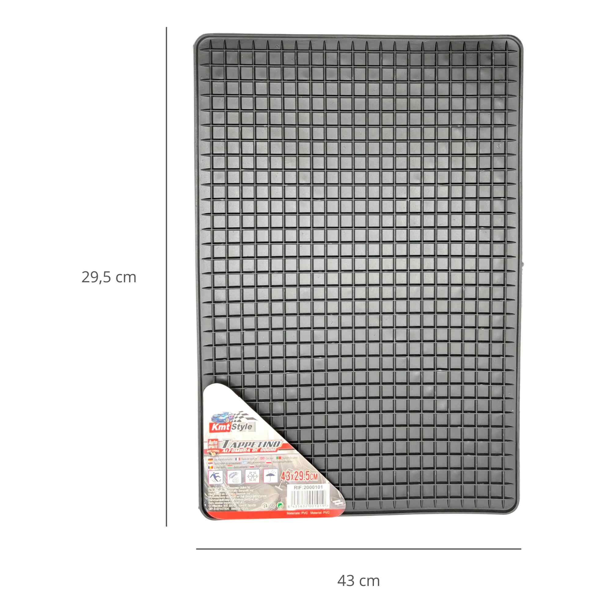 Alfombrilla trasera de Goma Universales para Coche 43x29.5 cm - imagen 6