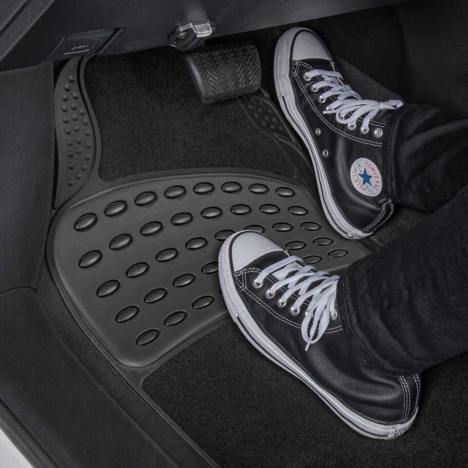 Juego Alfombrillas de Goma y moqueta Universales para Coche - imagen 4