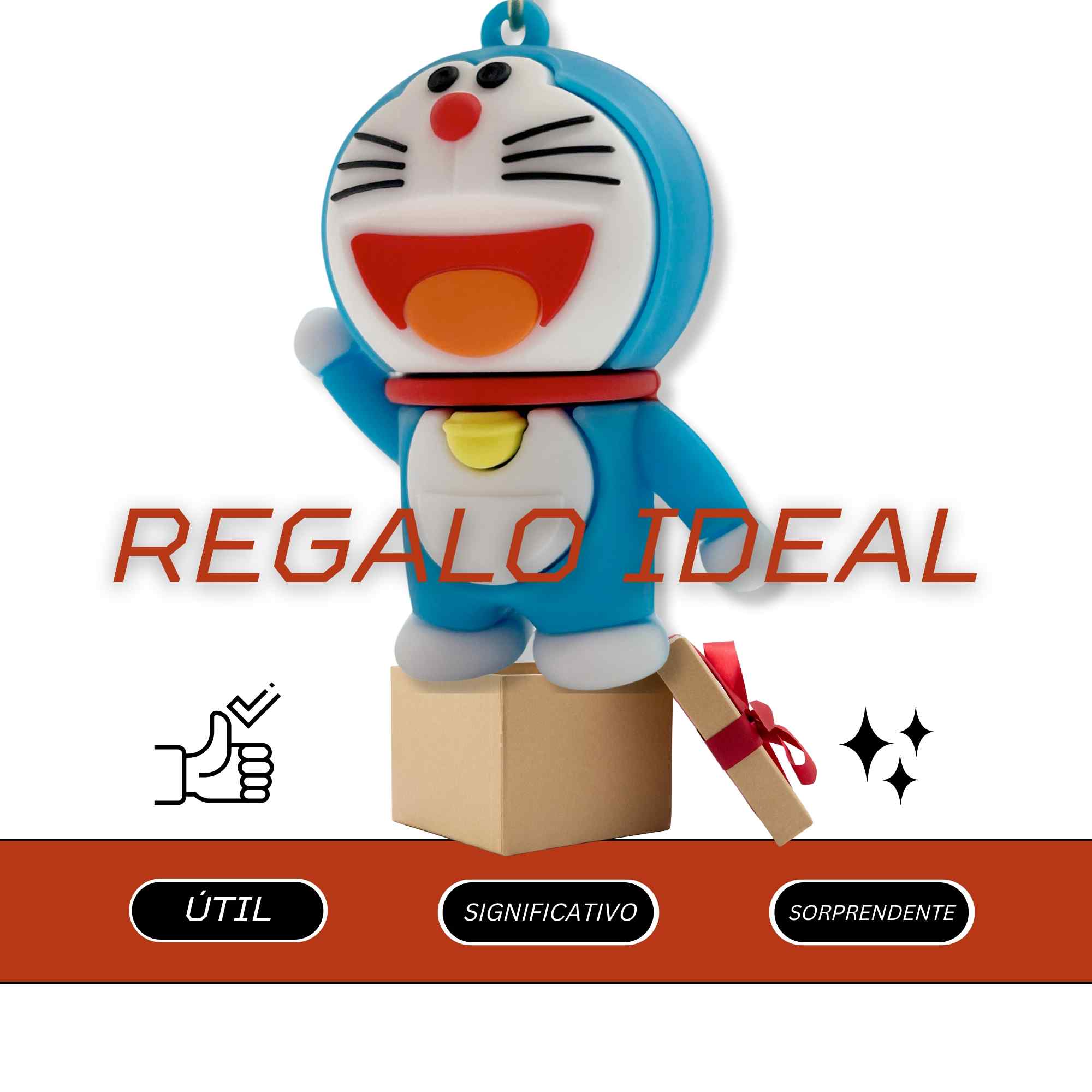 Llavero Doraemon Silicona - imagen 5