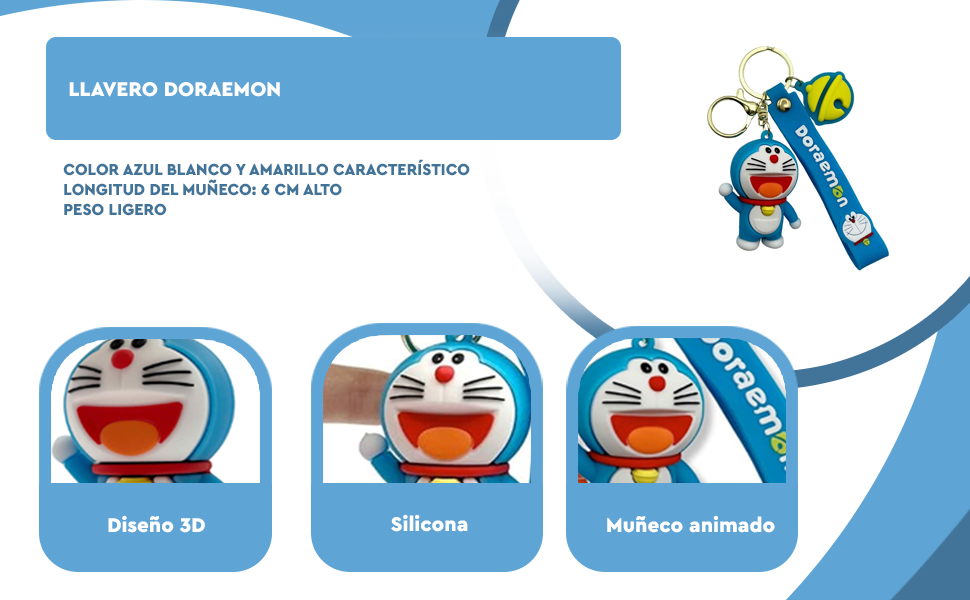 Banner - Llavero Doraemon Silicona