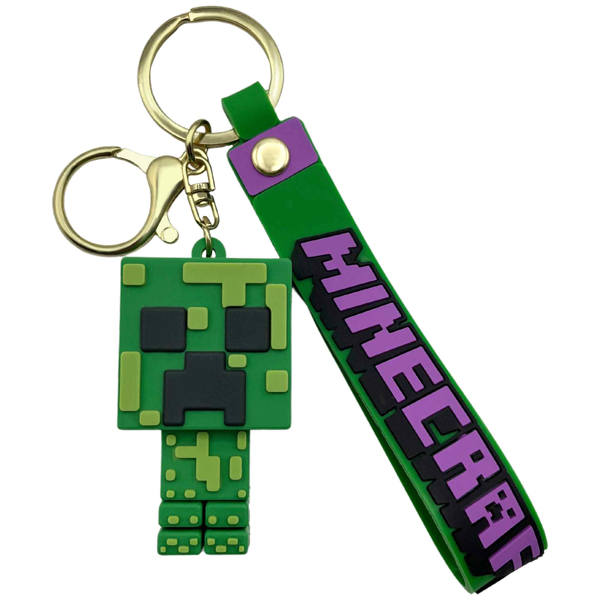 Llavero Creeper Minecraft verde - imagen 1