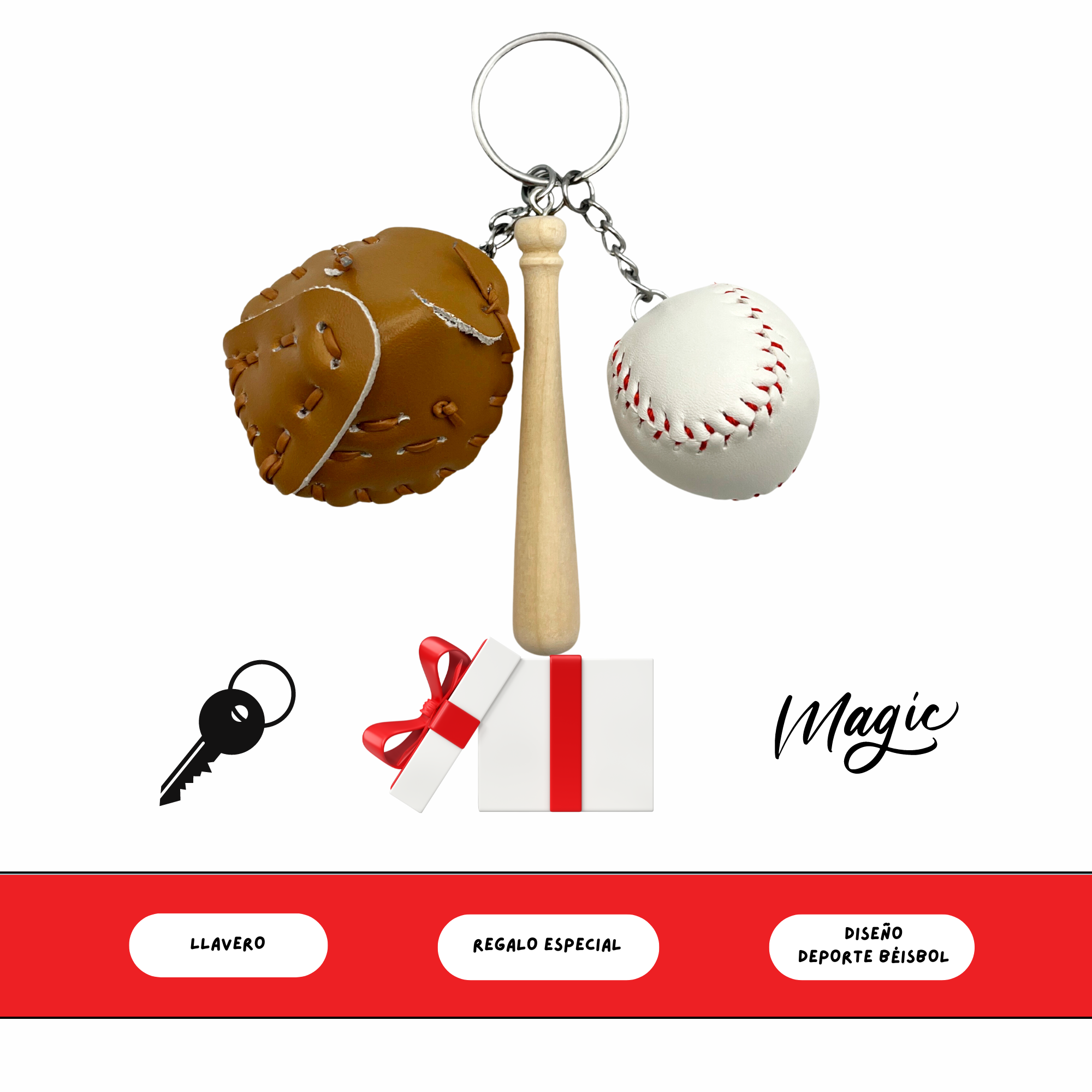 Llavero beisbol - imagen 6