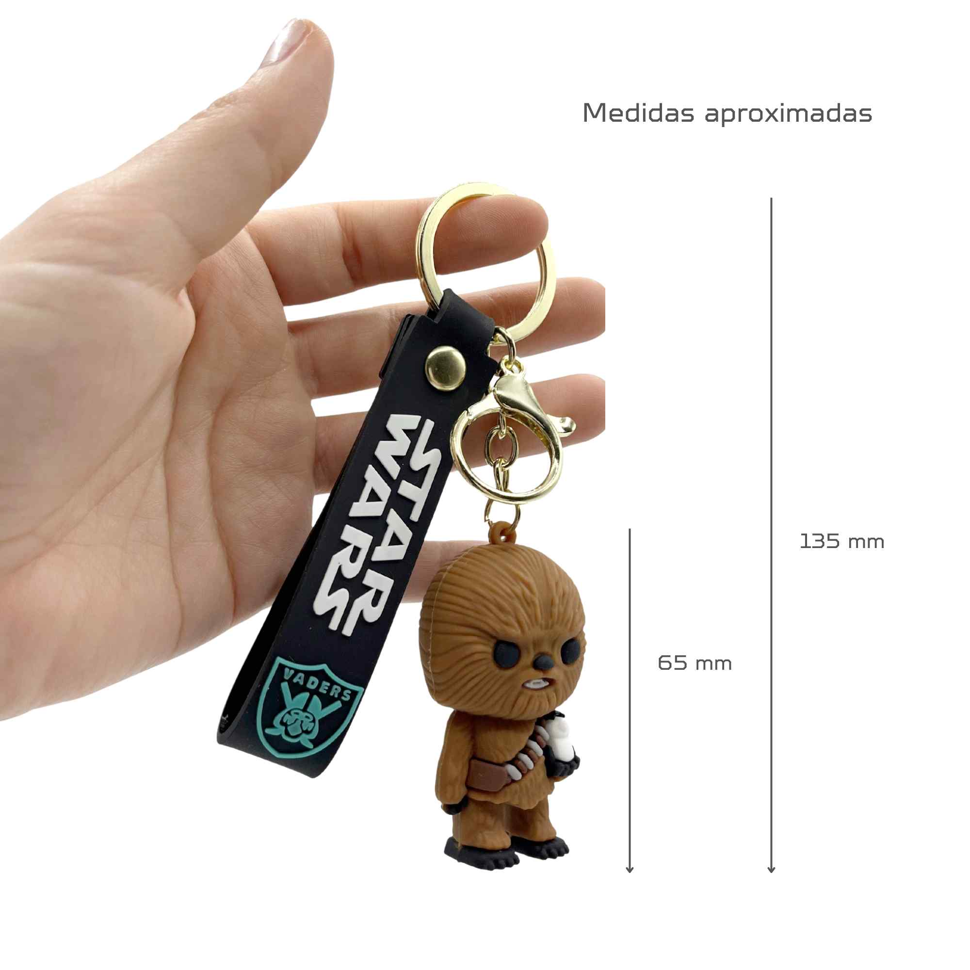 Llavero Chewbacca compatible con Star Wars Silicona - imagen 6