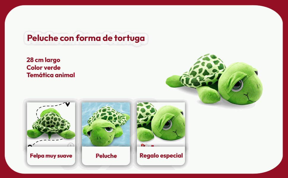 Banner - Peluche tortuga 40 cm