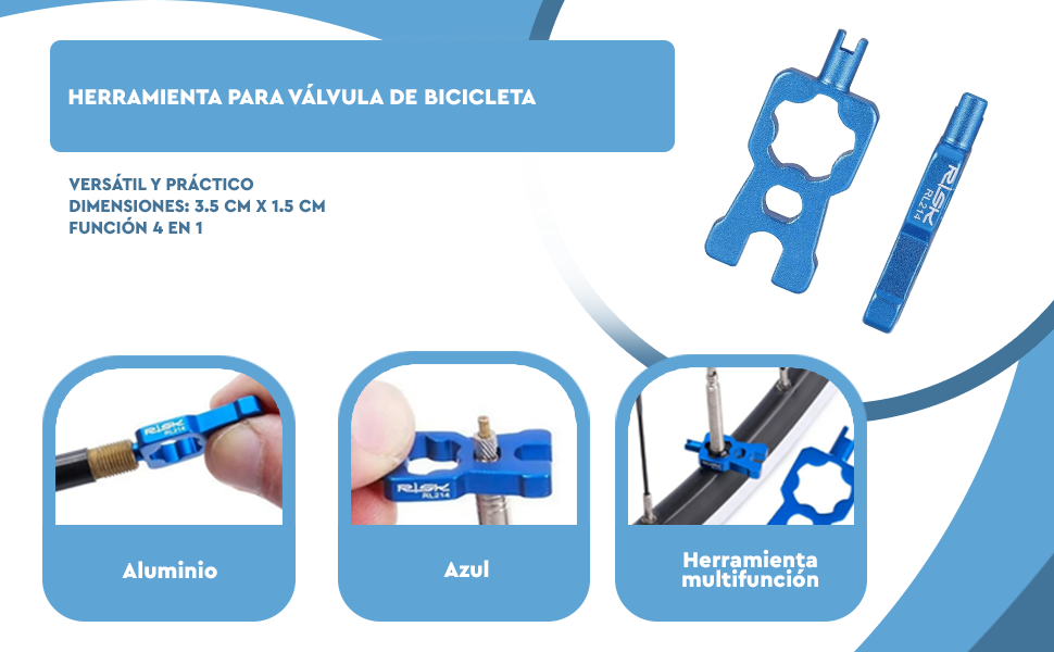 Banner - Herramienta de extraccion de nucleo de valvula de neumatico 4 en 1