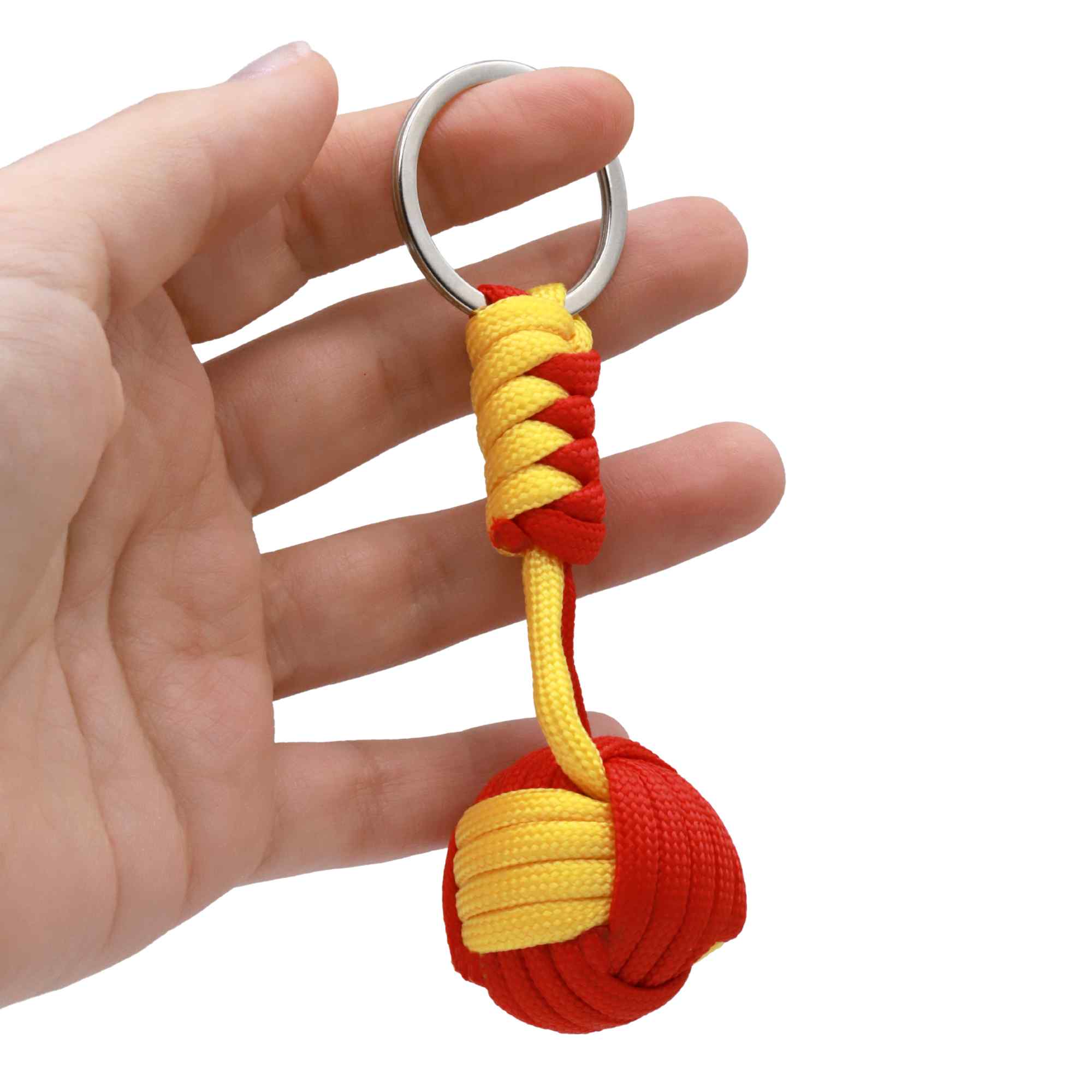Llavero bola de cuerda rojo bandera España - imagen 2