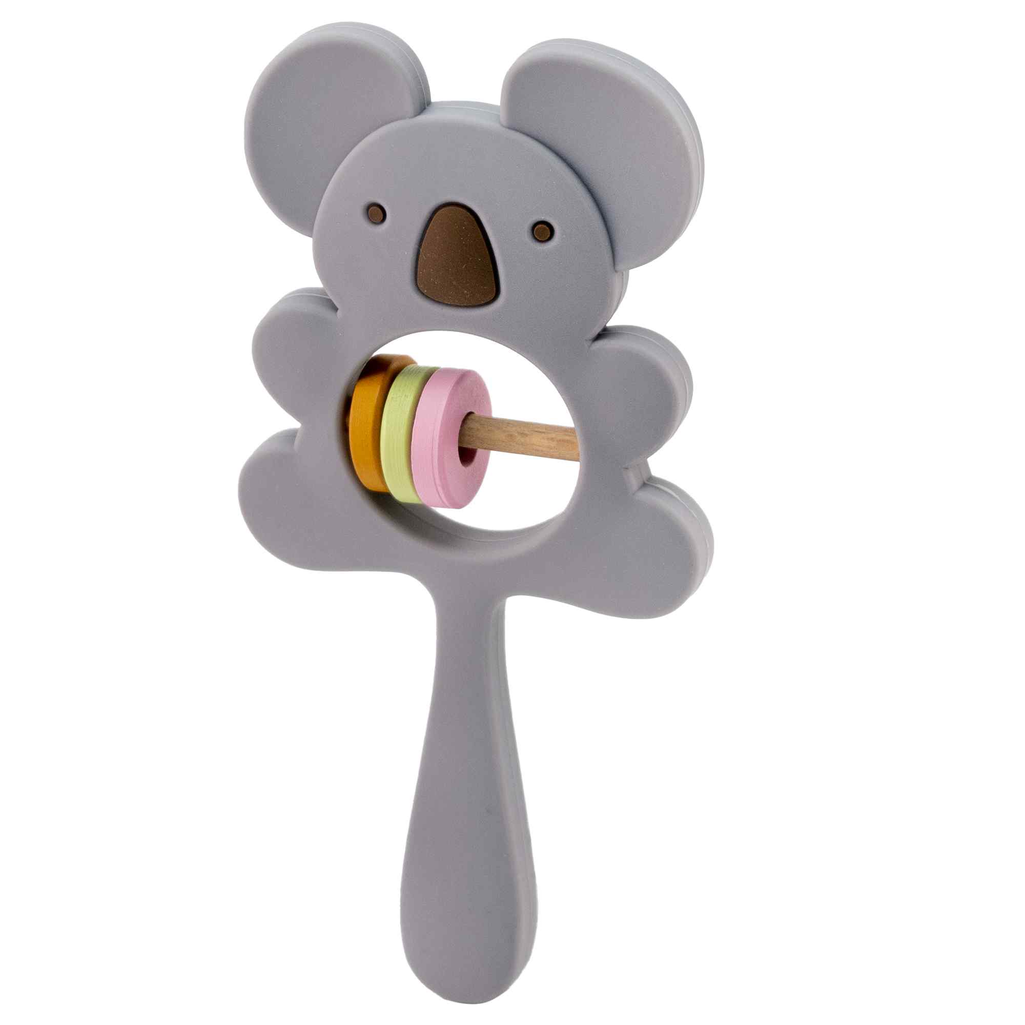 Mordedor de silicona con forma de Koala gris - imagen 5