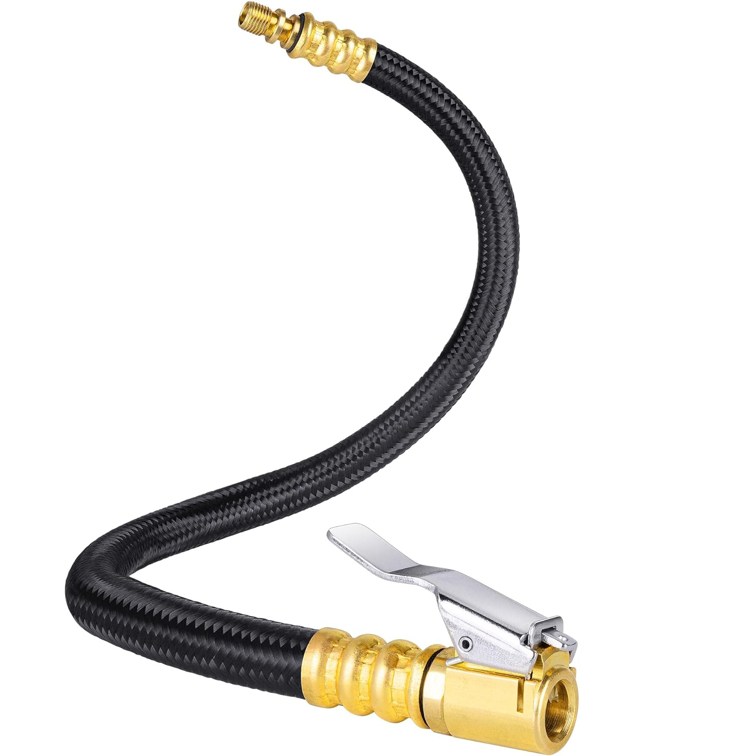 Manguera para inflador de neumatico rosca 7.6 mm longitud 35 cm - imagen 1