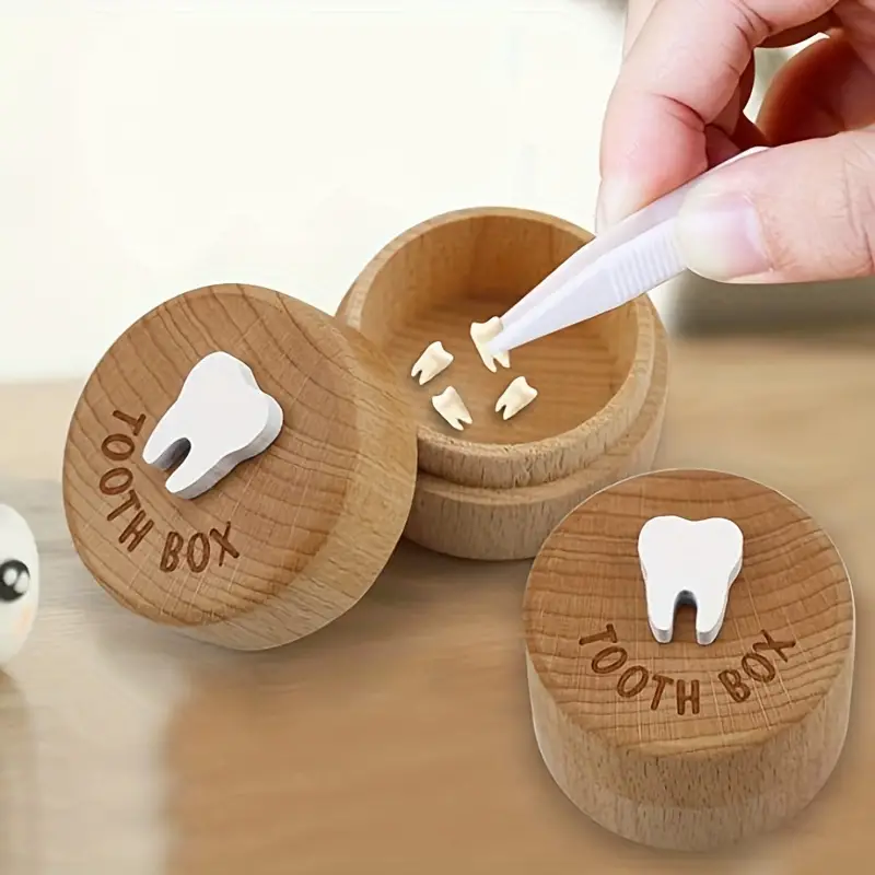 Caja de madera para dientes de leche - imagen 4