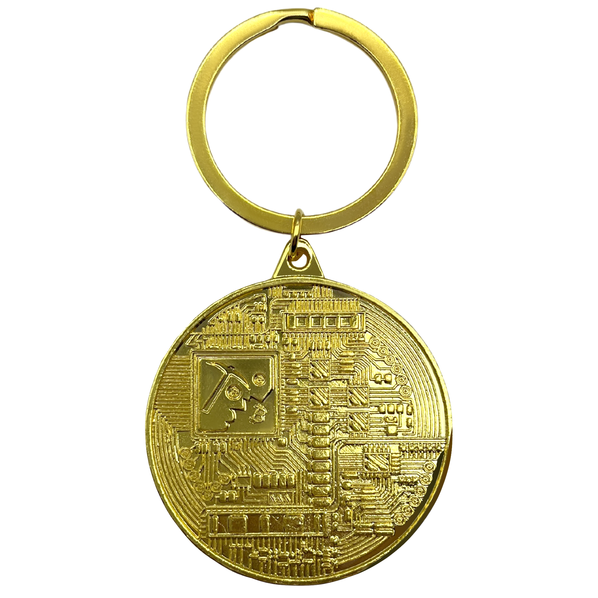 Llavero bitcoin moneda metálico - imagen 2