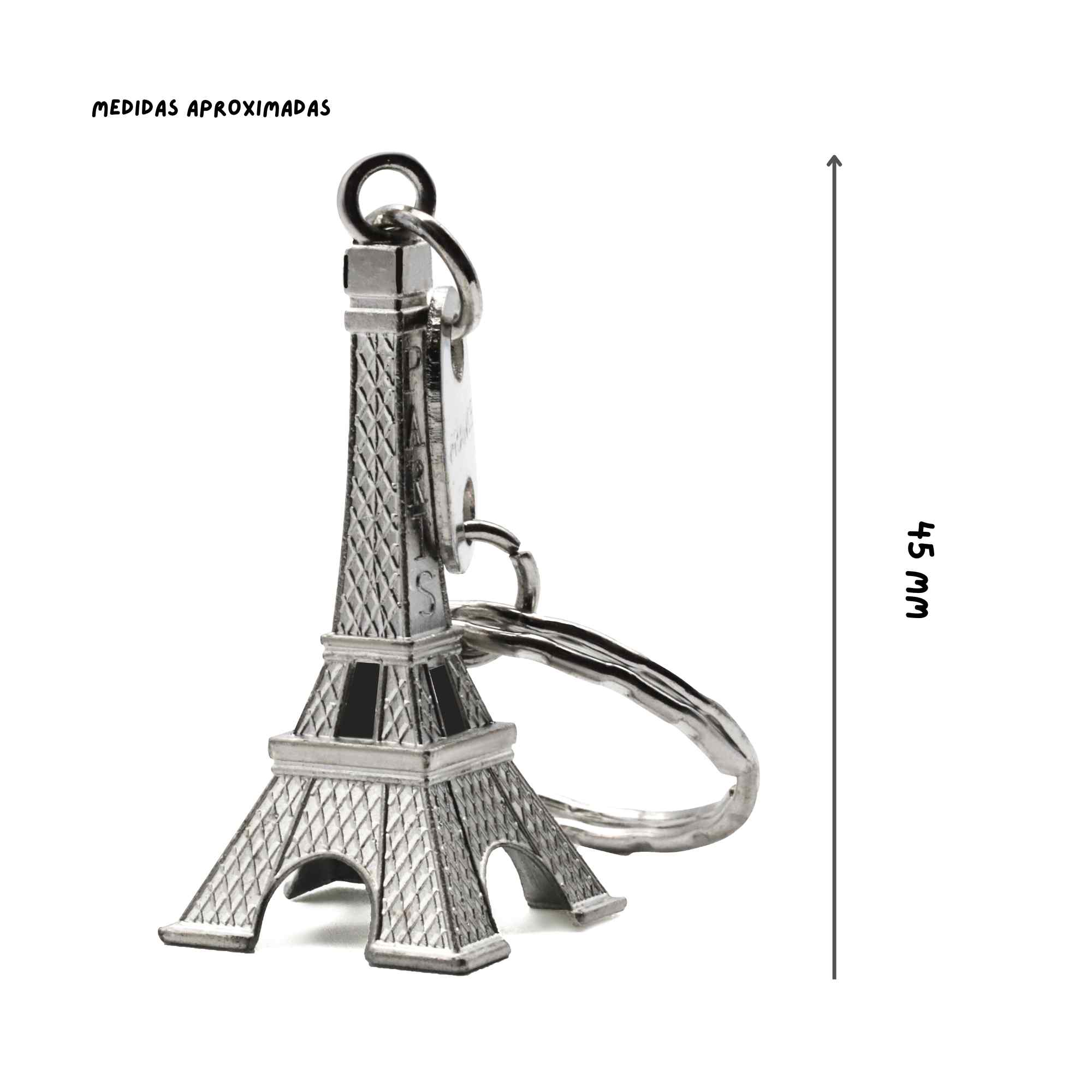 Llavero Torre Eiffel metálico - imagen 4