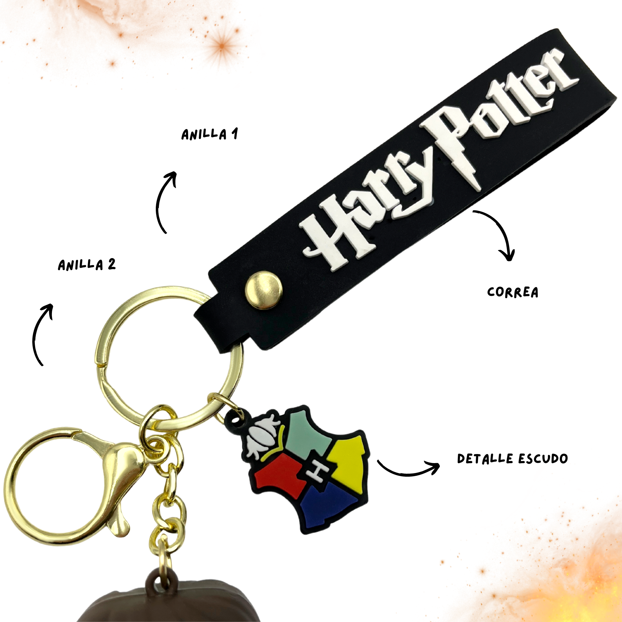 Llavero compatible con Harry Potter silicona - imagen 6