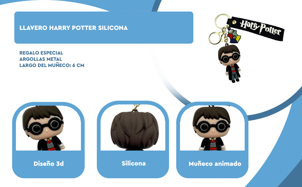 Banner - Llavero compatible con Harry Potter silicona