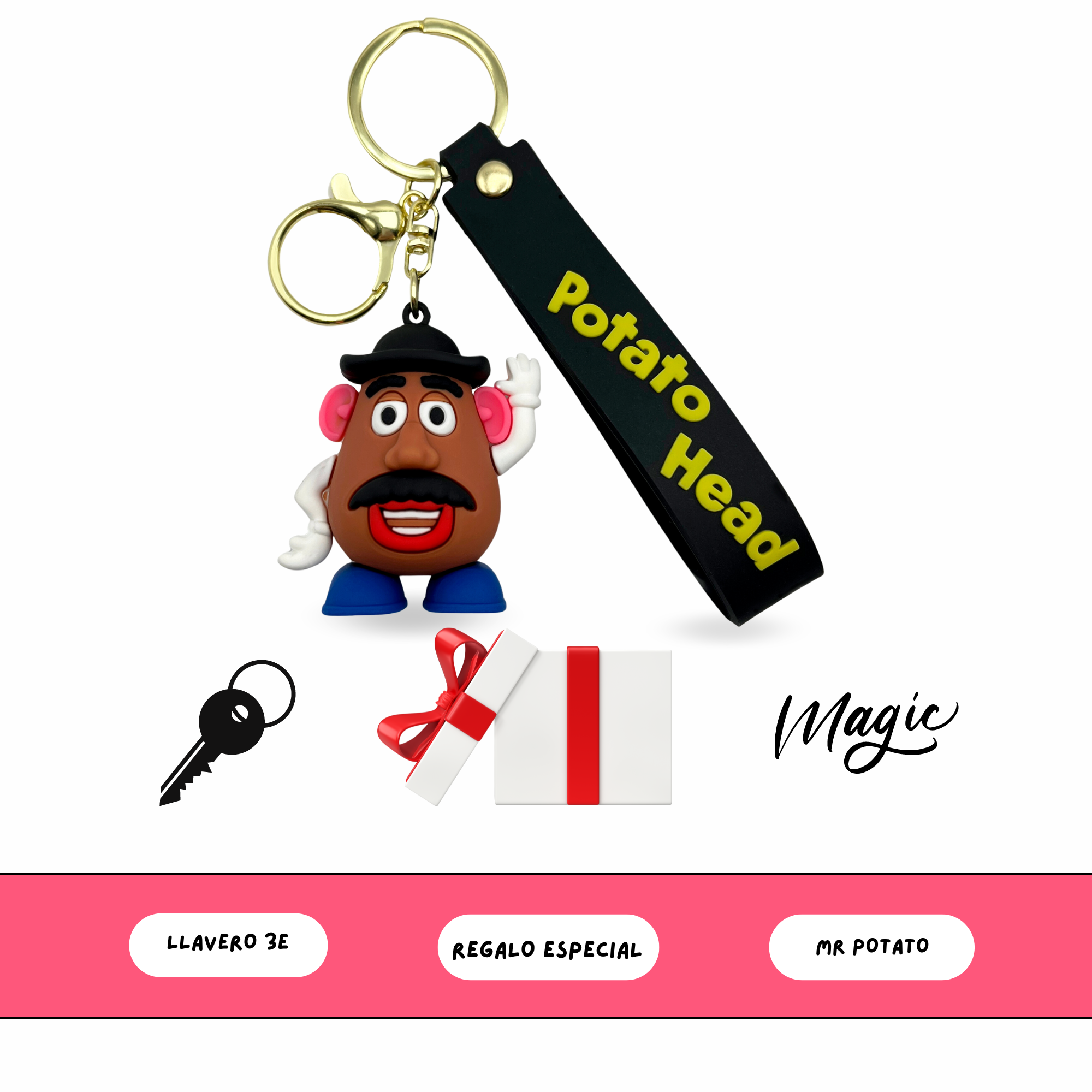 Llavero Mr Potato silicona - imagen 6