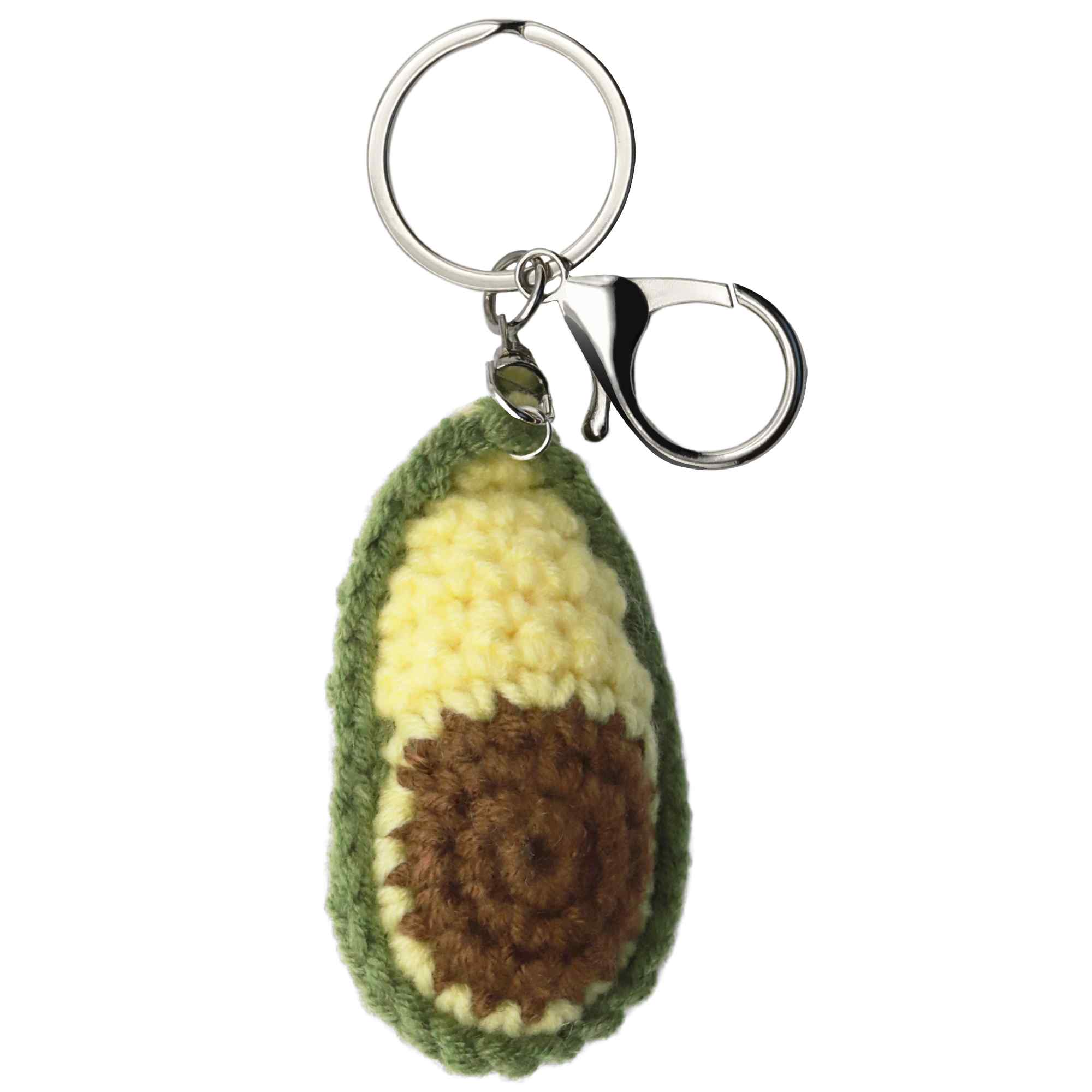 Llavero aguacate tela - imagen 1