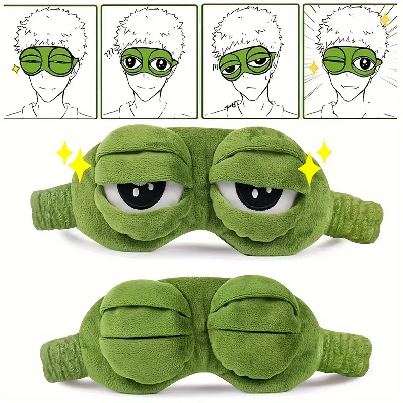 Antifaz para dormir de rana Loca - imagen 3