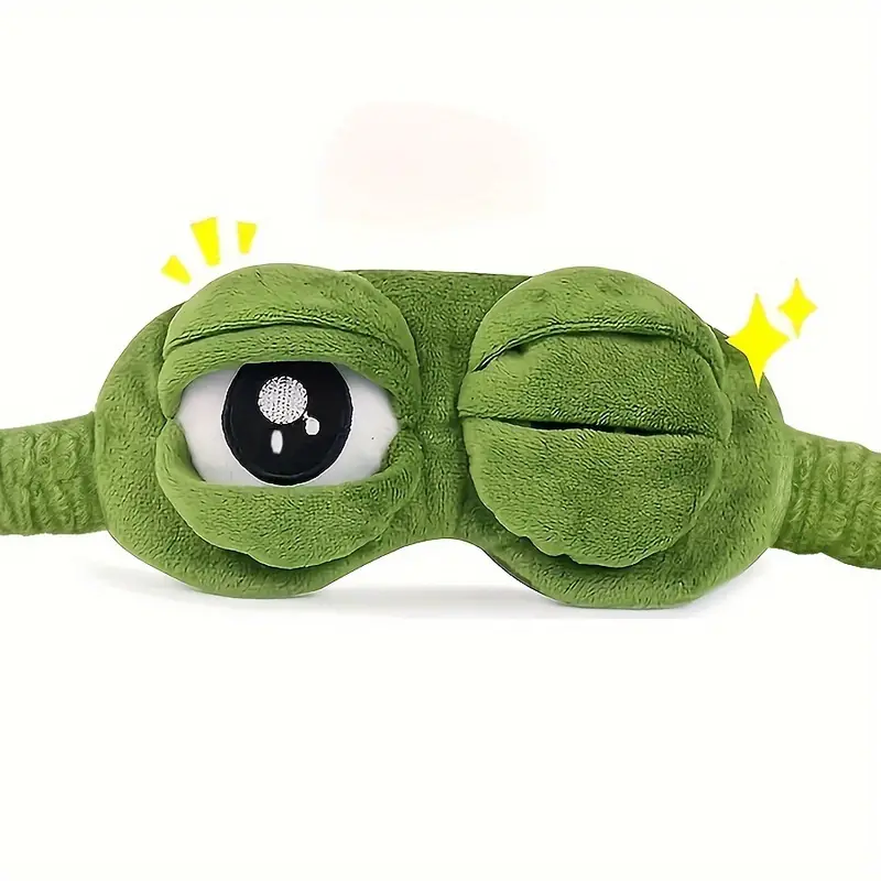 Antifaz para dormir de rana Loca - imagen 4