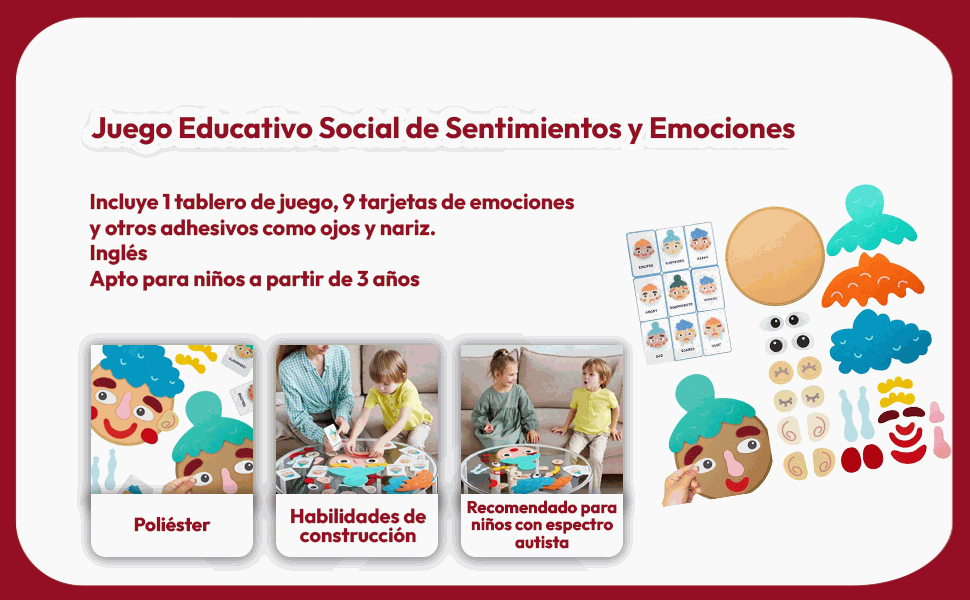Banner - Juego educativo social de sentimientos y emociones